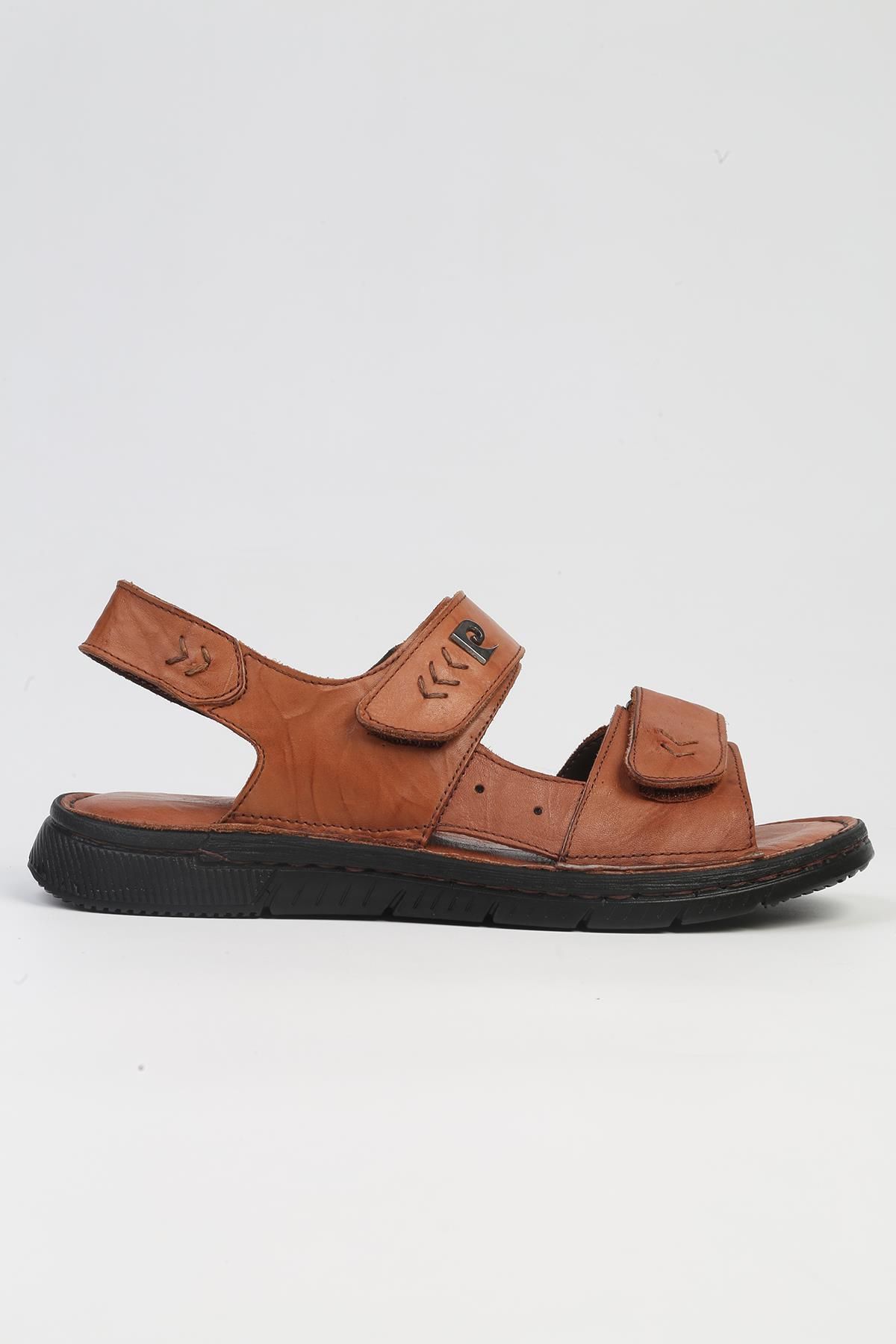 Pierre Cardin ® | PC-7150 - 2115 Taba-Erkek Sandalet