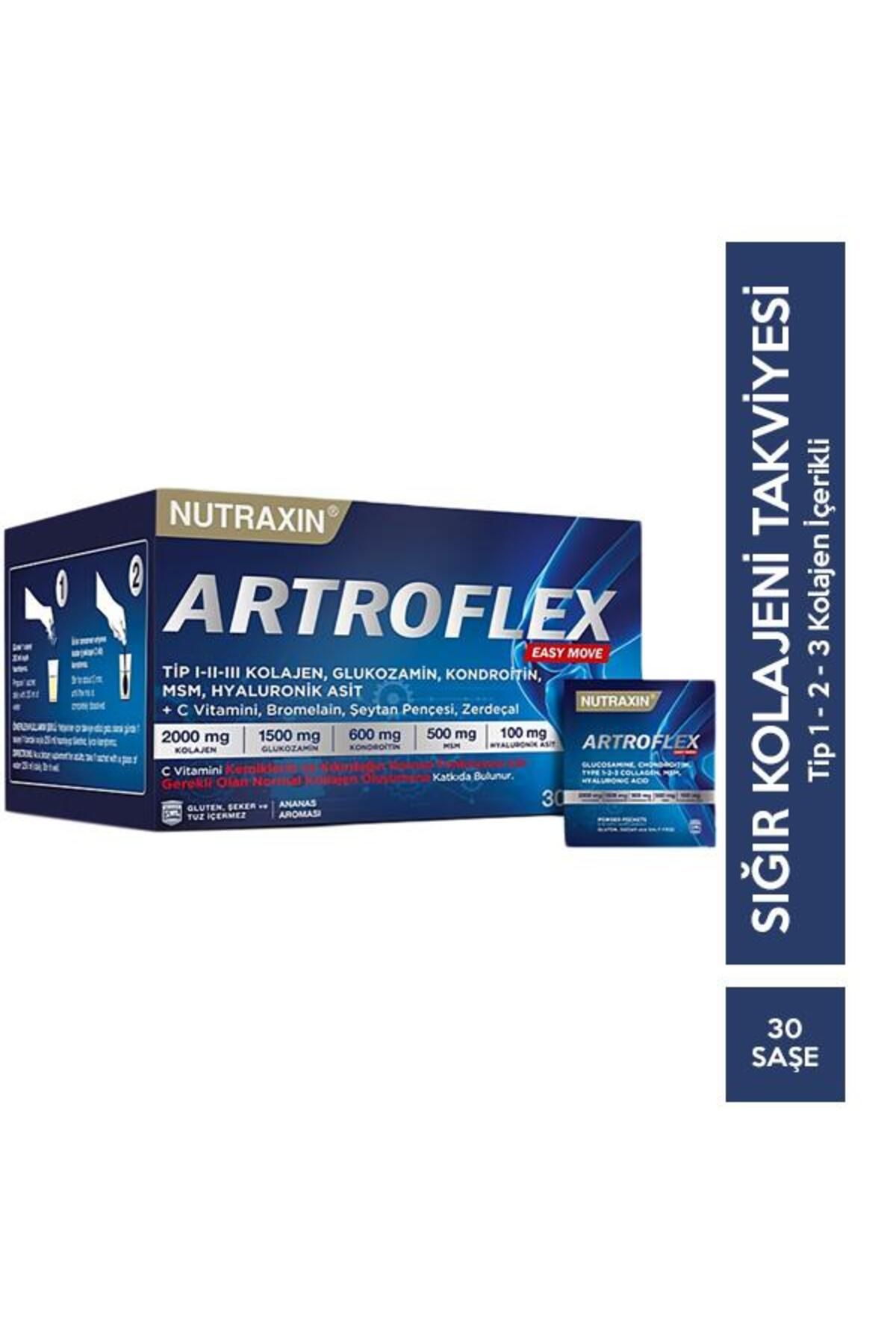 Nutraxin Artroflex Easy Move Saşe 30x6 gr - Glukozamin Diz Eklem Sağlığı