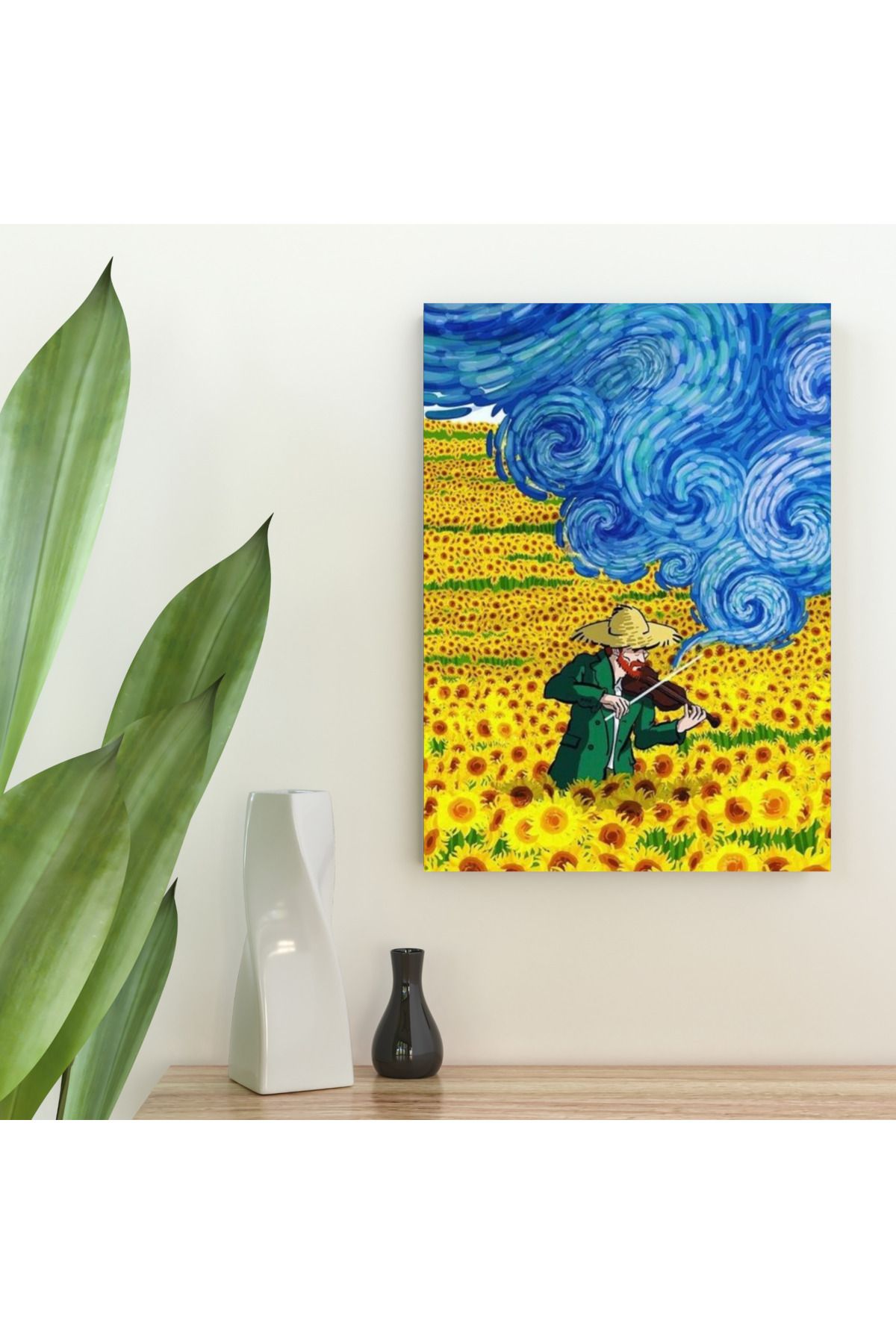 kanvas Vincent van Gogh ilustrasyon 2