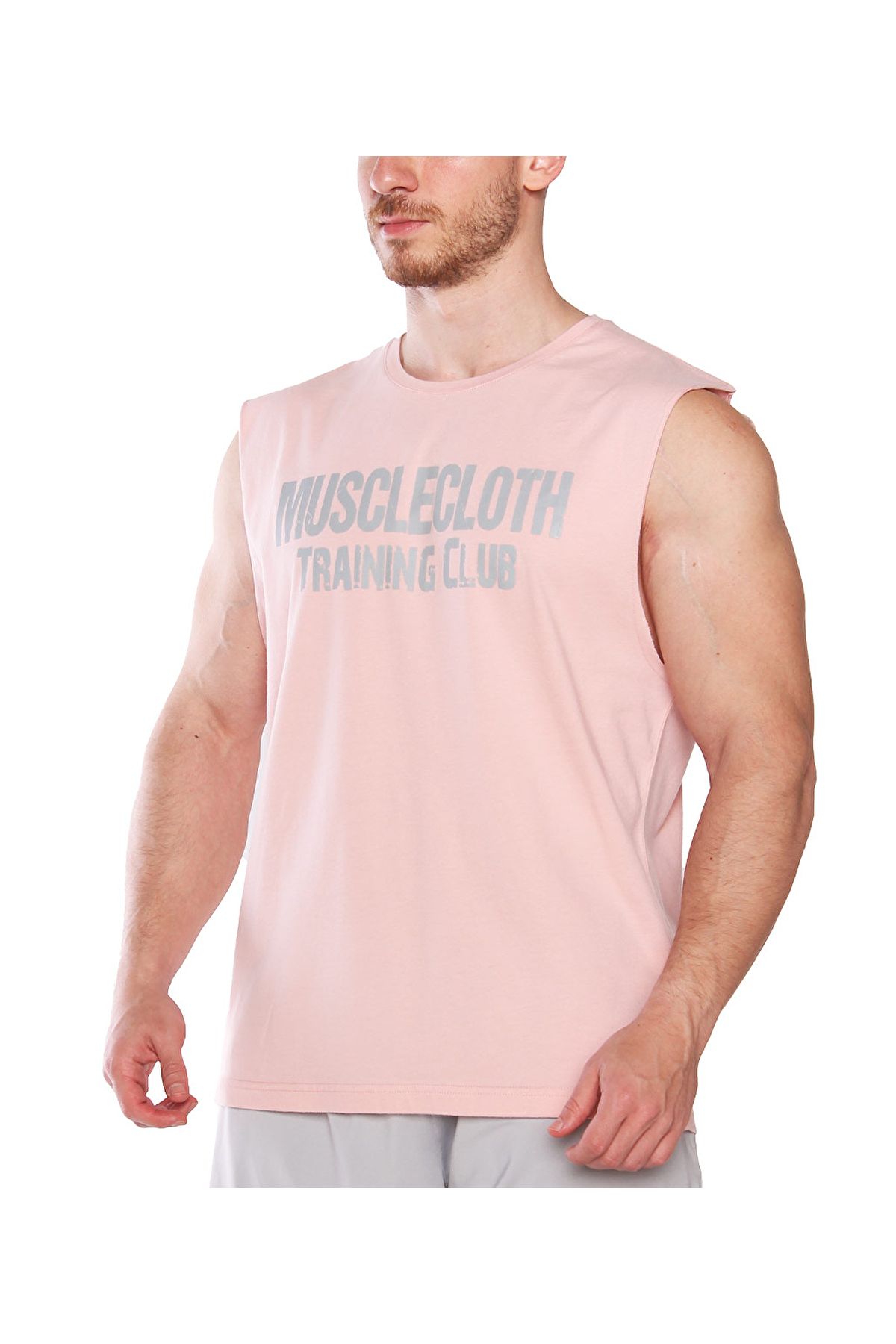 MUSCLECLOTH Training Club Drop Arm Kolsuz T-shirt Somon