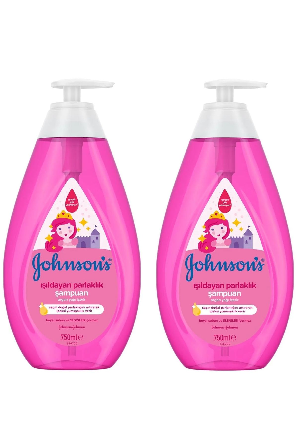Johnson's Baby Johnsons Baby Işıldayan Parlaklık Şampuan 750 Ml 2 Adet