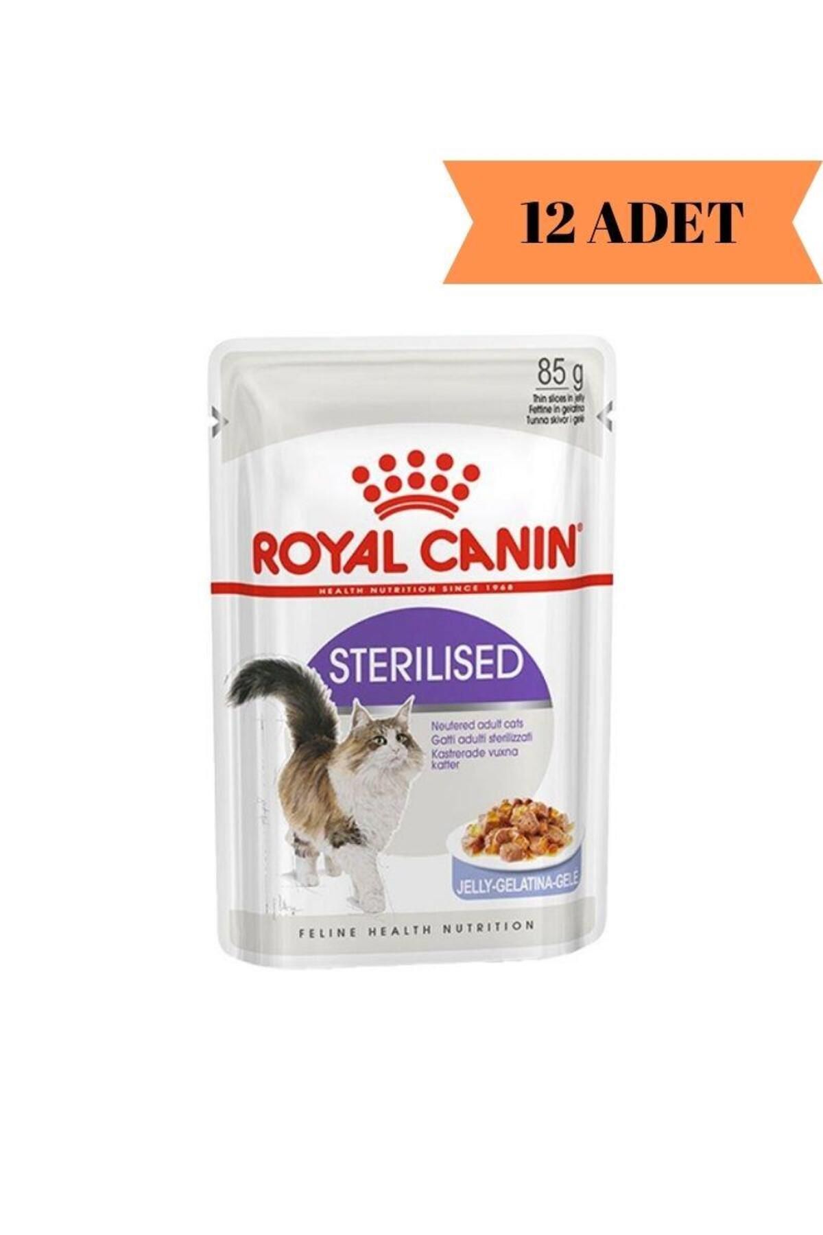 Royal Canin ® Sterilised Jelly Kısırlaştırılmış Yetişkin Kedi Yaş Maması 85 Gr*12