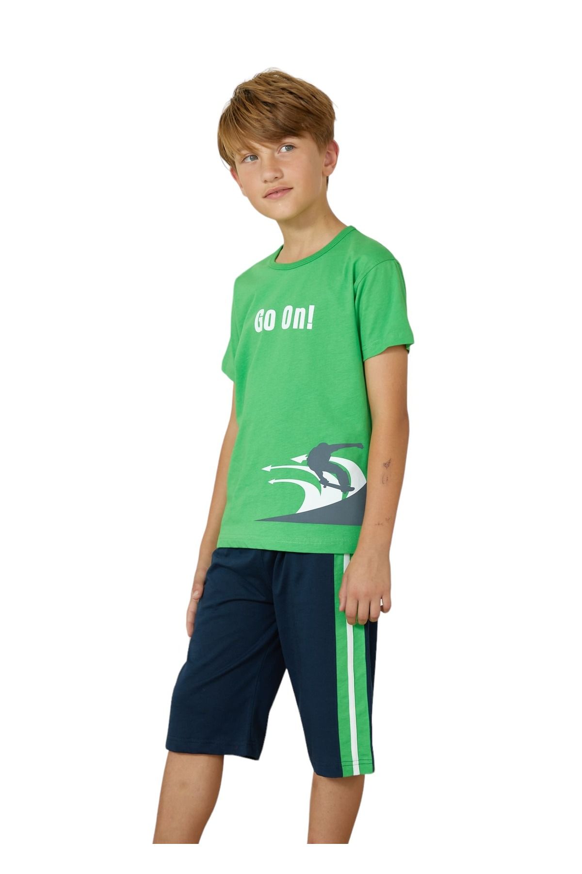 Weweus Erdem Weweus Yeşil Erkek Çocuk Pijama Takımı 821
