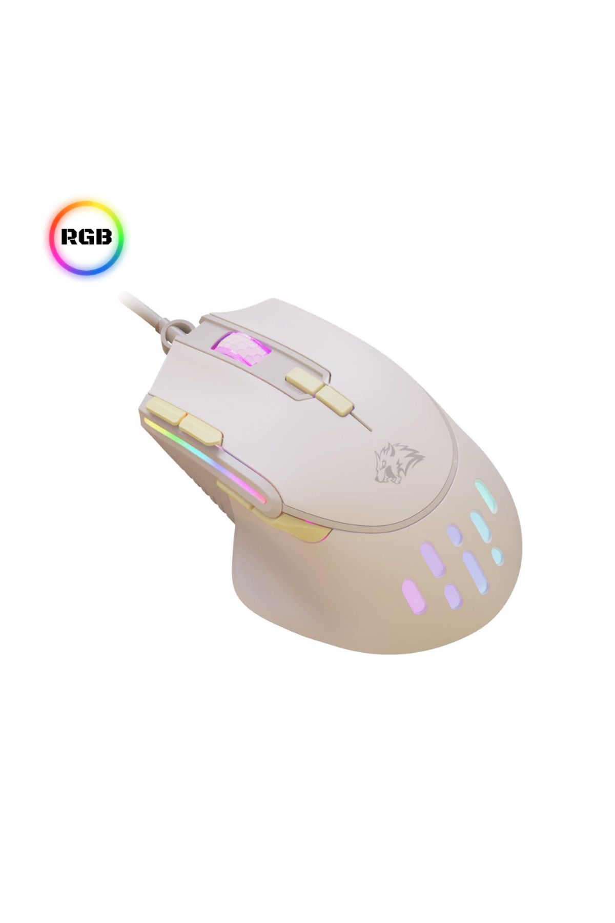 ZIYOULANG M2 Kablolu Espor Oyuncu Mouse RGB 12800 DPI Ledli Gaming Mouse Software 9 Makro Sensor