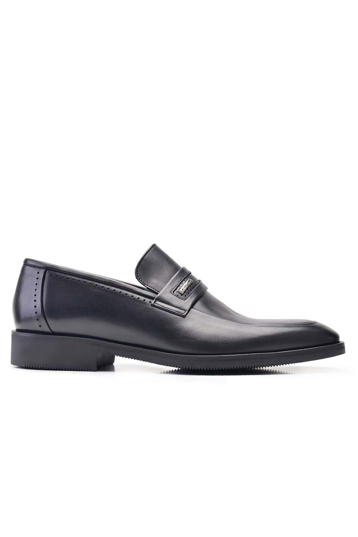 Nevzat Onay Siyah Günlük Loafer Erkek Ayakkabı -8115-
