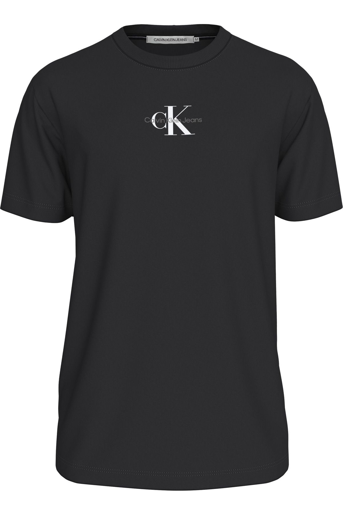 Calvin Klein Erkek Marka Logolu Pamuklu Günlük Kullanıma Uygun Siyah T-shirt J30j323483-beh