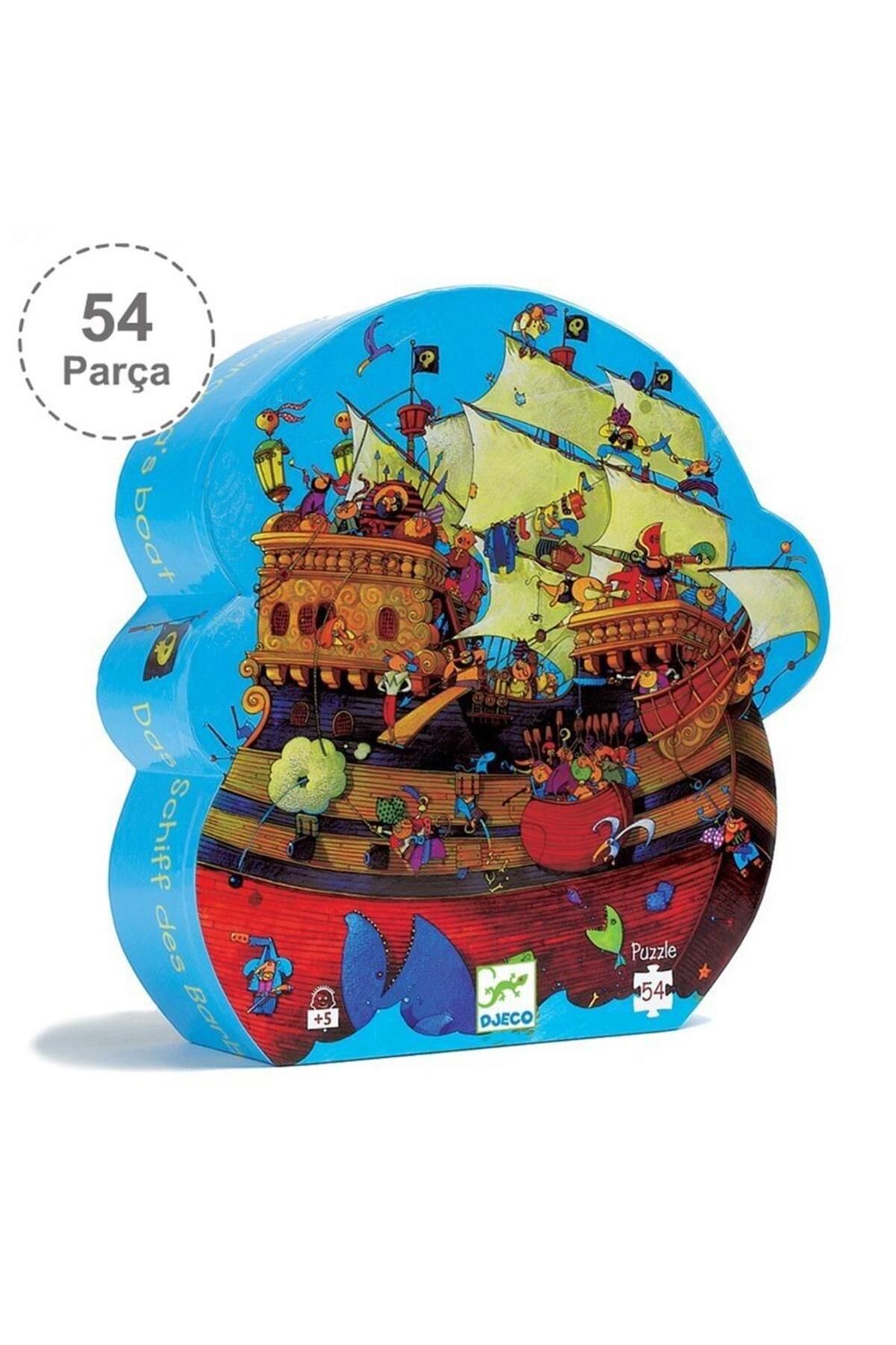 djeco Dekoratif Puzzle- Barbarossa S Boat 54 Parça