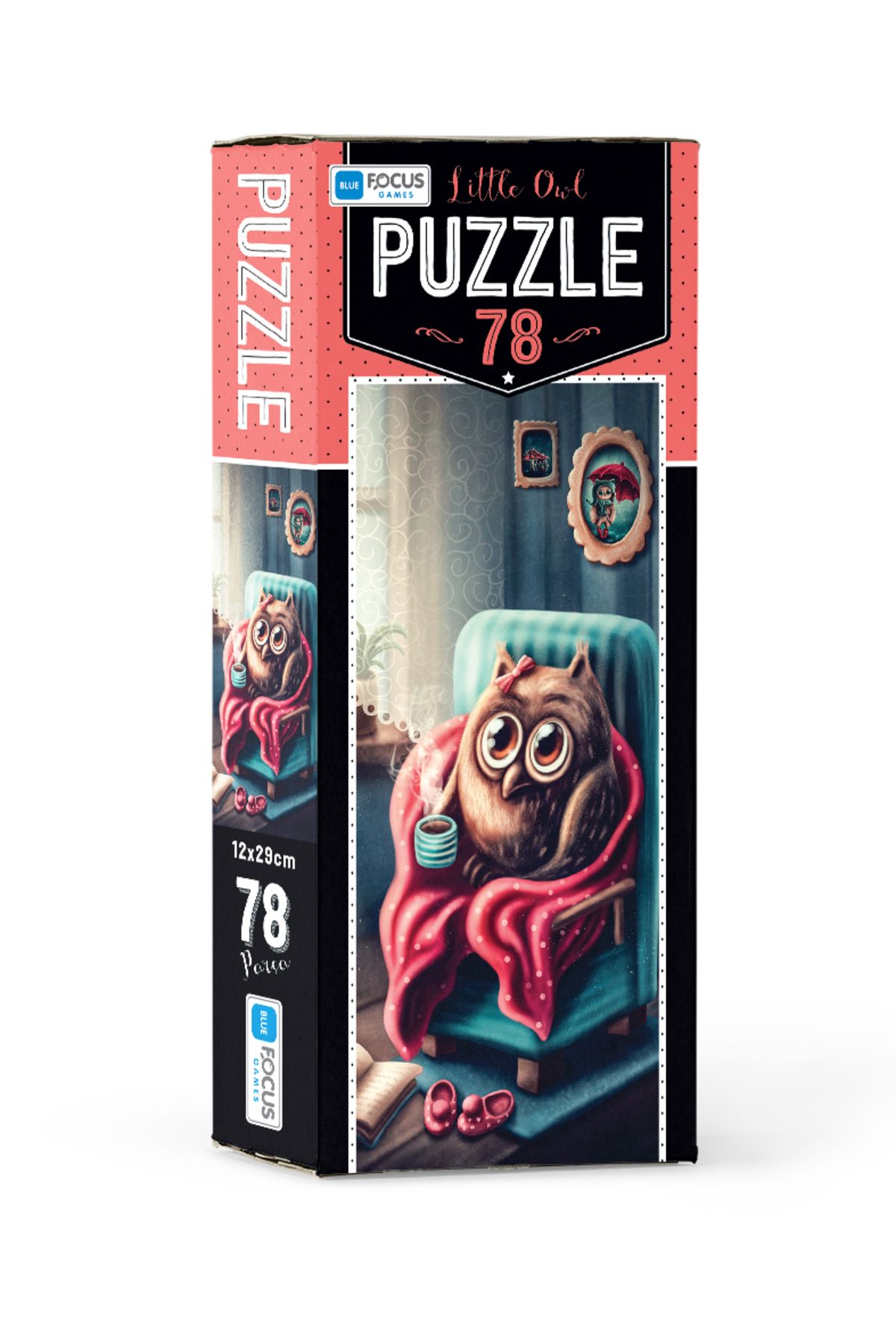 Blue Focus 78 Parça Puzzle - Little Owl