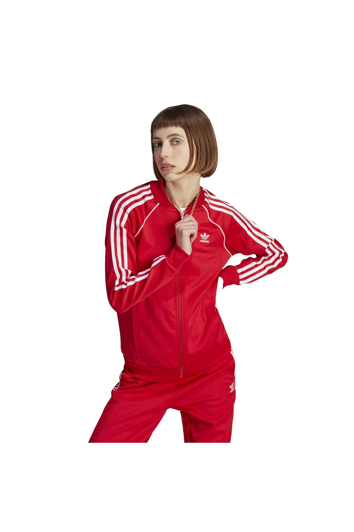 adidas IK4032-K adidas Sst Classıc Tt Kadın Ceket Kırmızı