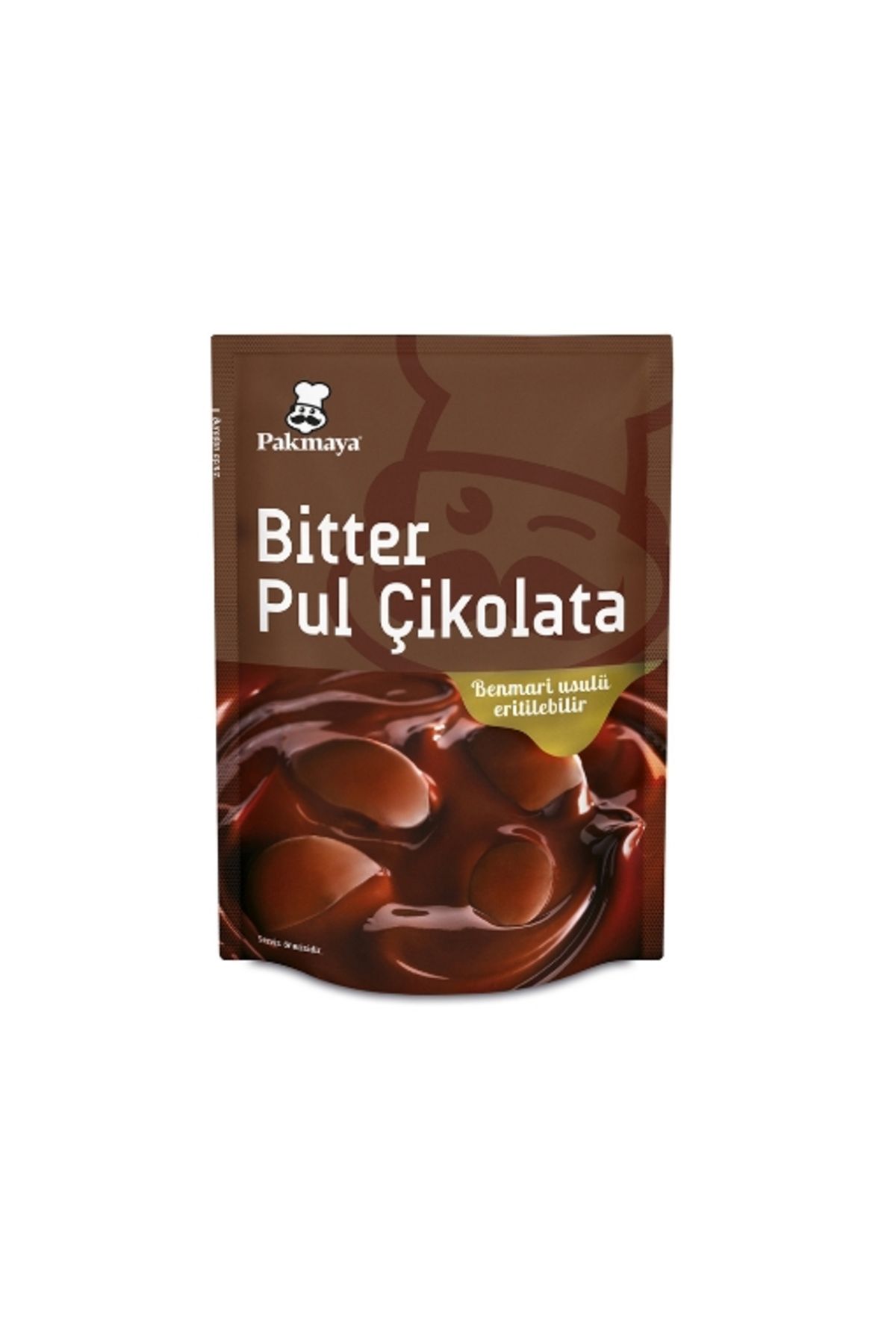 Pakmaya Bitter Pul Çikolata 100 Gr. (24'LÜ)