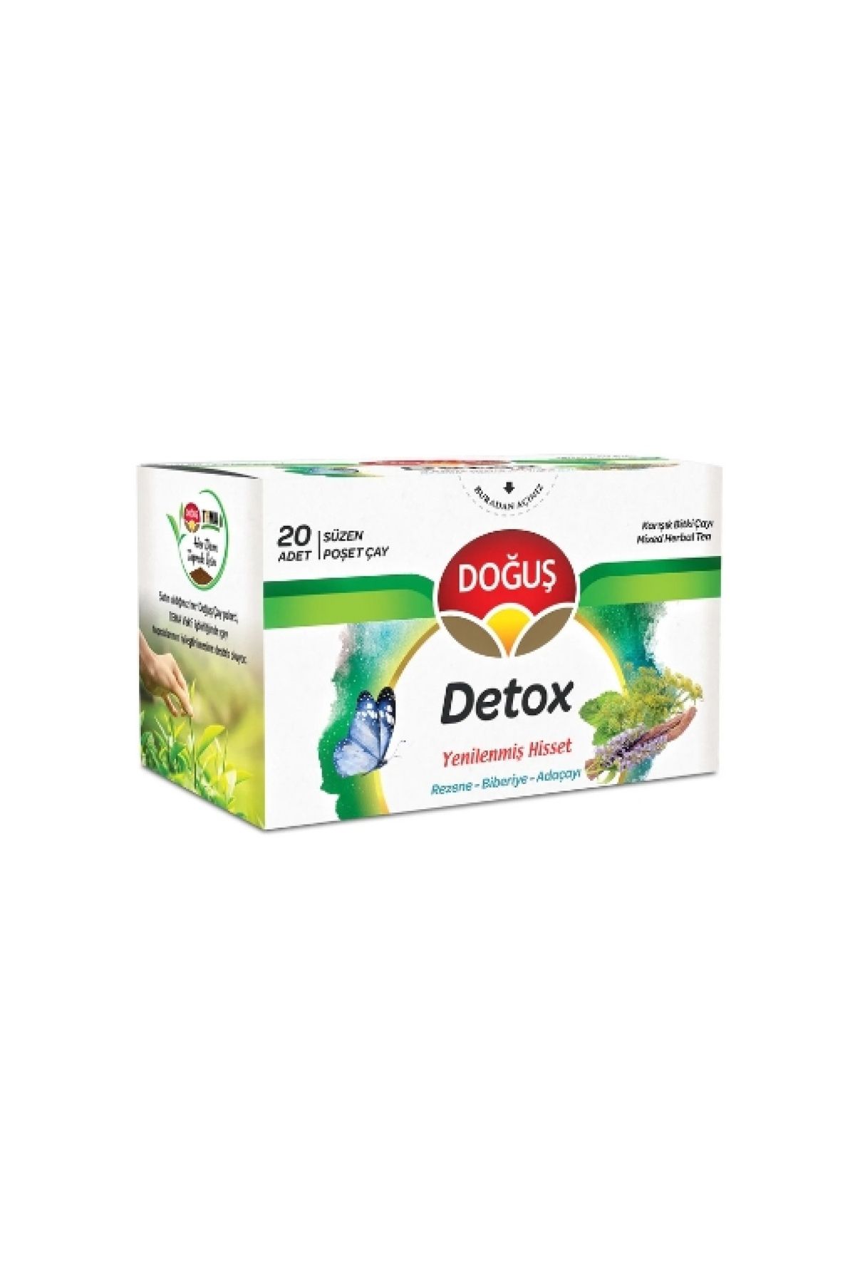 Doğuş Çay Doğuş Detox Bitki Çayı 20'li 35 Gr. (4'LÜ)