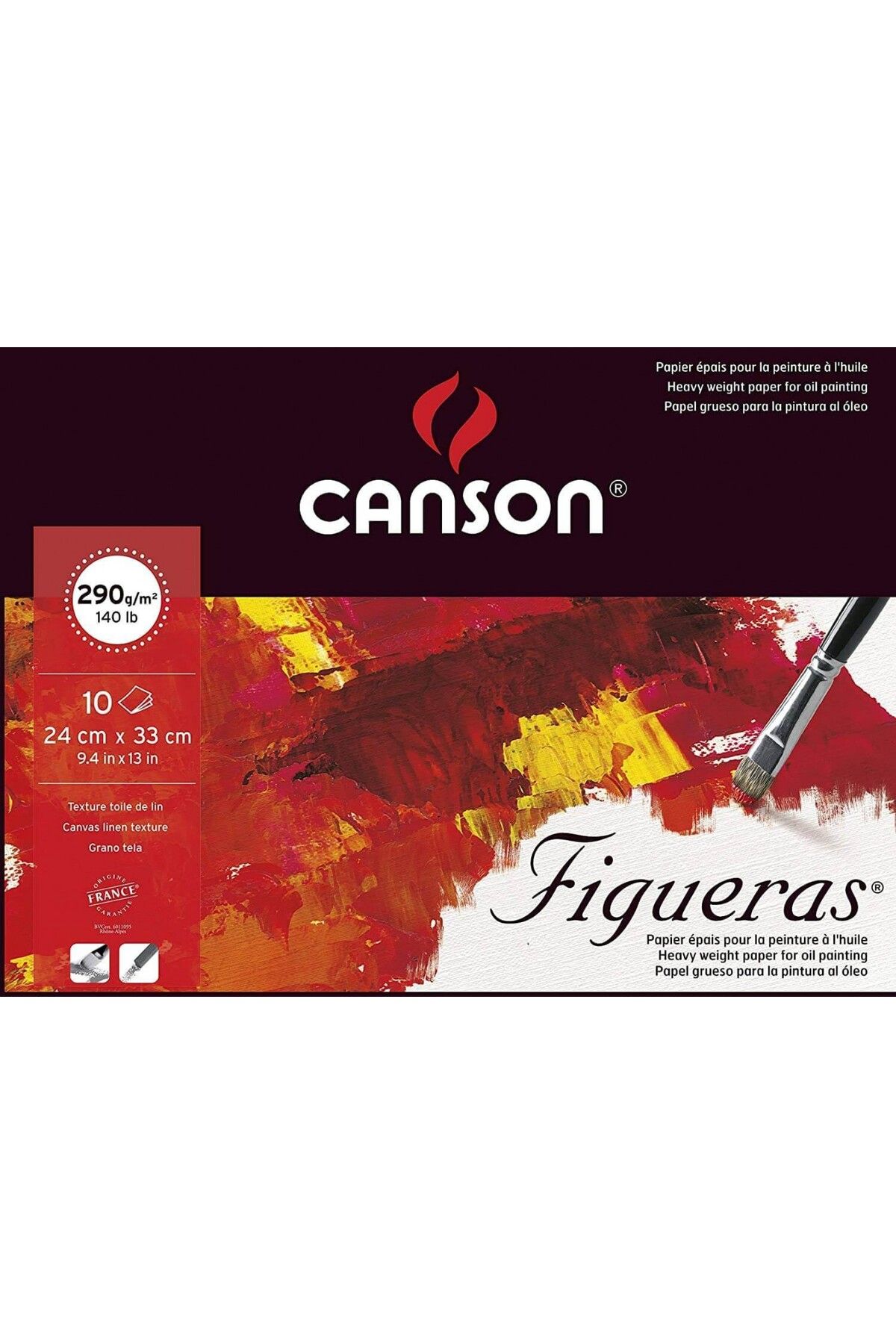 Canson Figueras 24x33cm 10yp 290gr Akrilik & Yağlıboya Resim Blok / 200857221