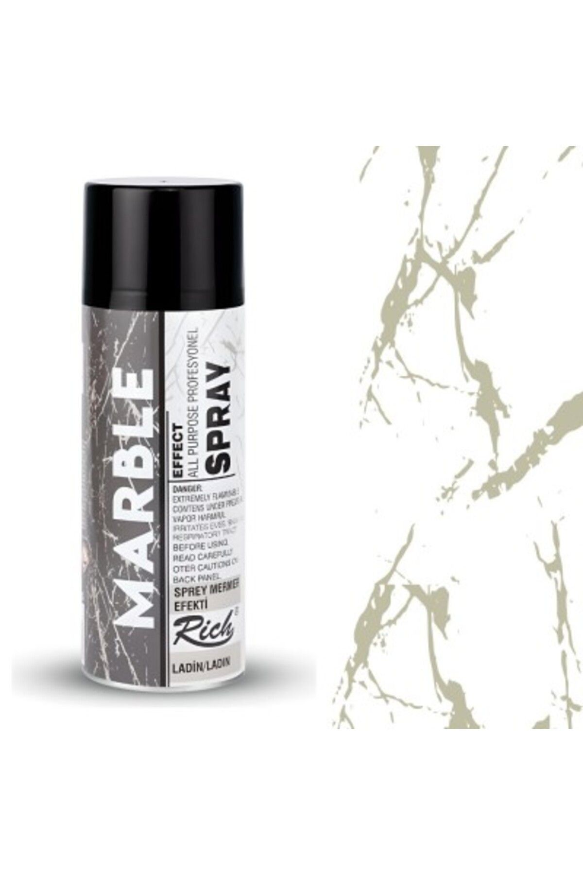 Rich Sprey Boya 200ml Mermer Efekti Ladin / 11372