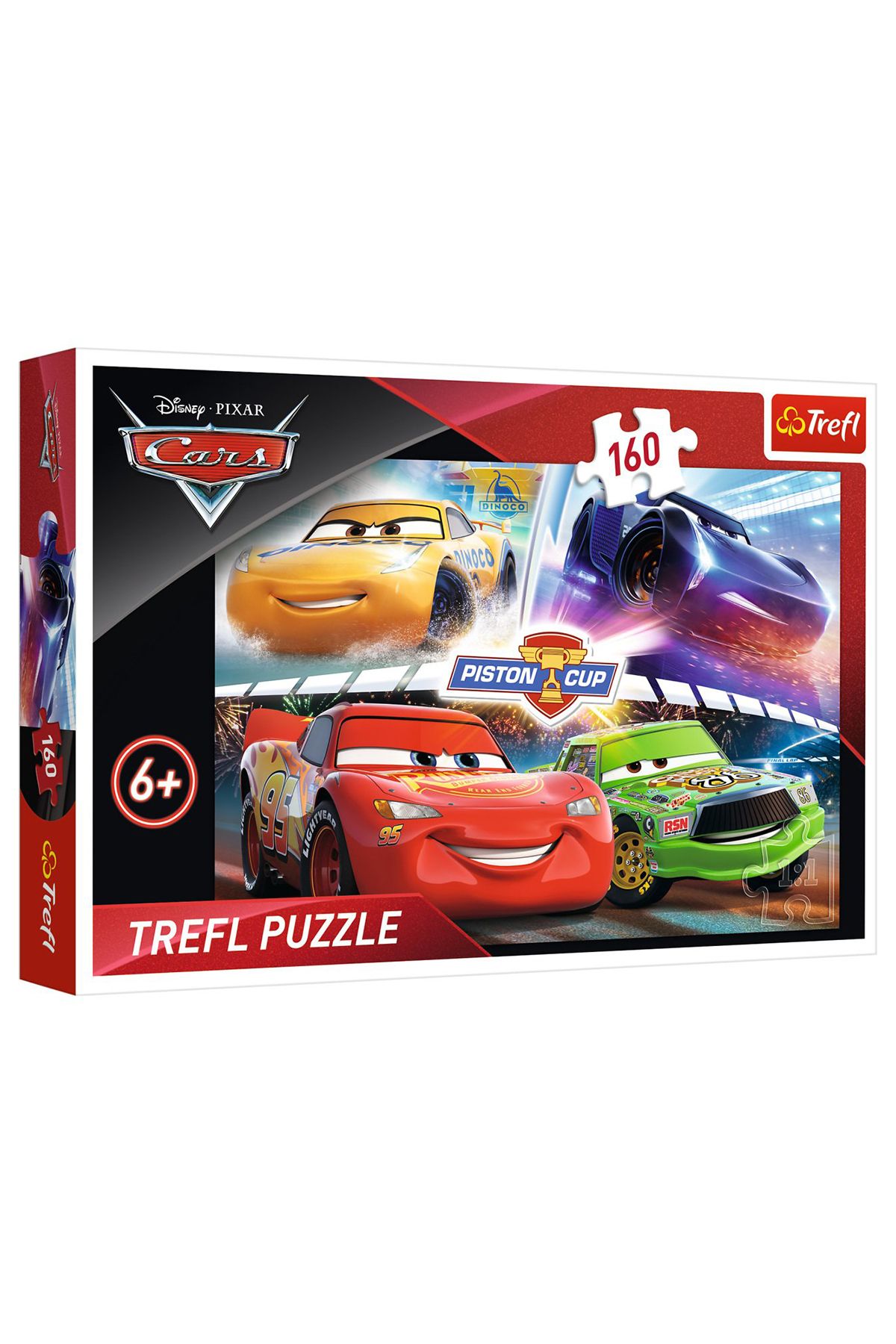 Cars Disney Cars 3 160 Parça Puzzle Kırmızı