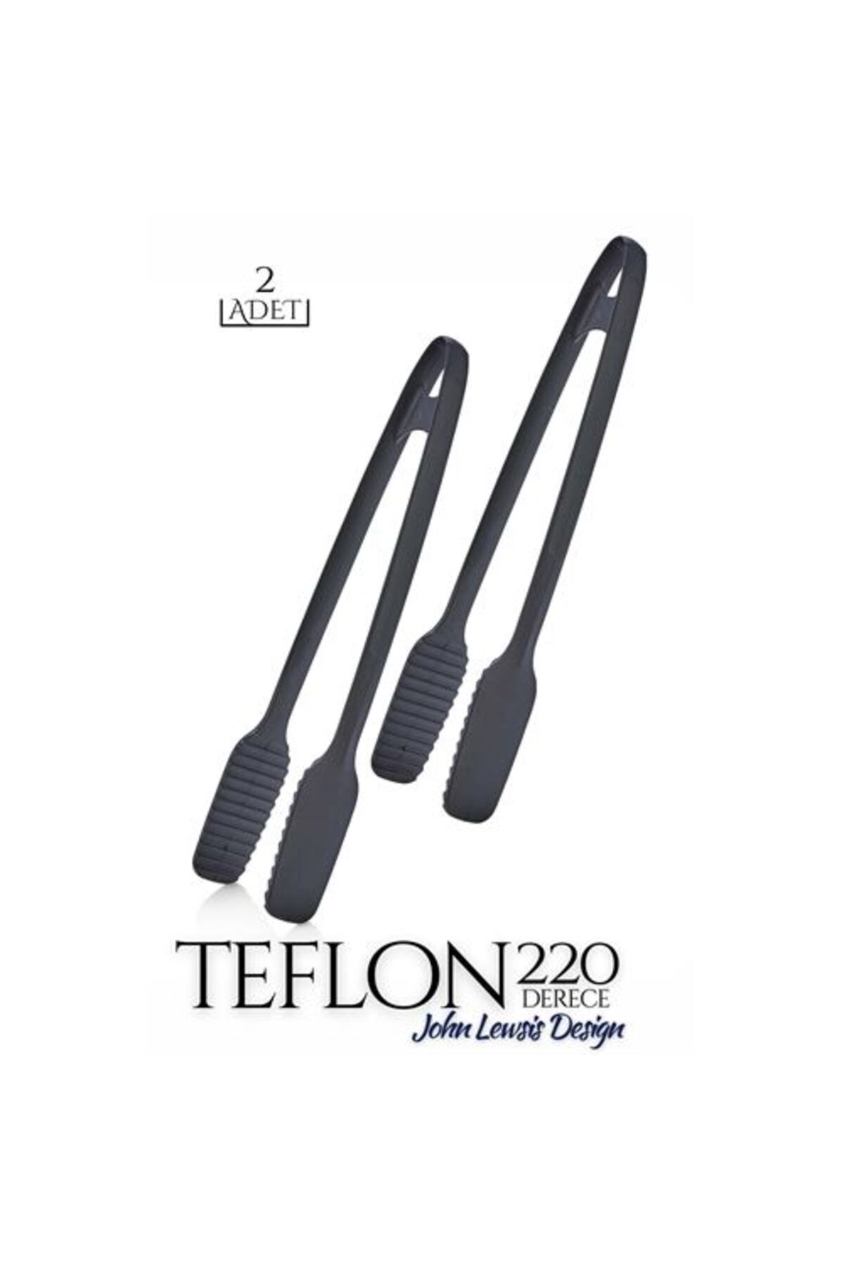 Transformacion Teflon Kızartma Izgara Maşası 2 li Set J.Lewis Design 719005