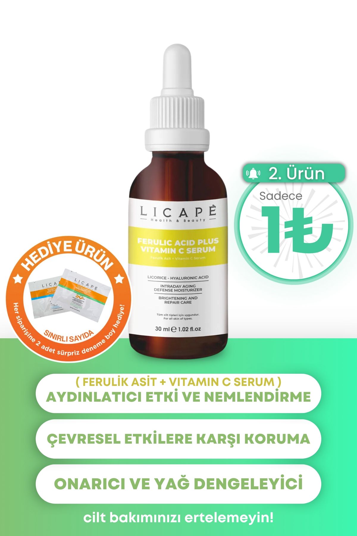 Licape Ferulic Acid Plus Vitamin C Serum 30ml
