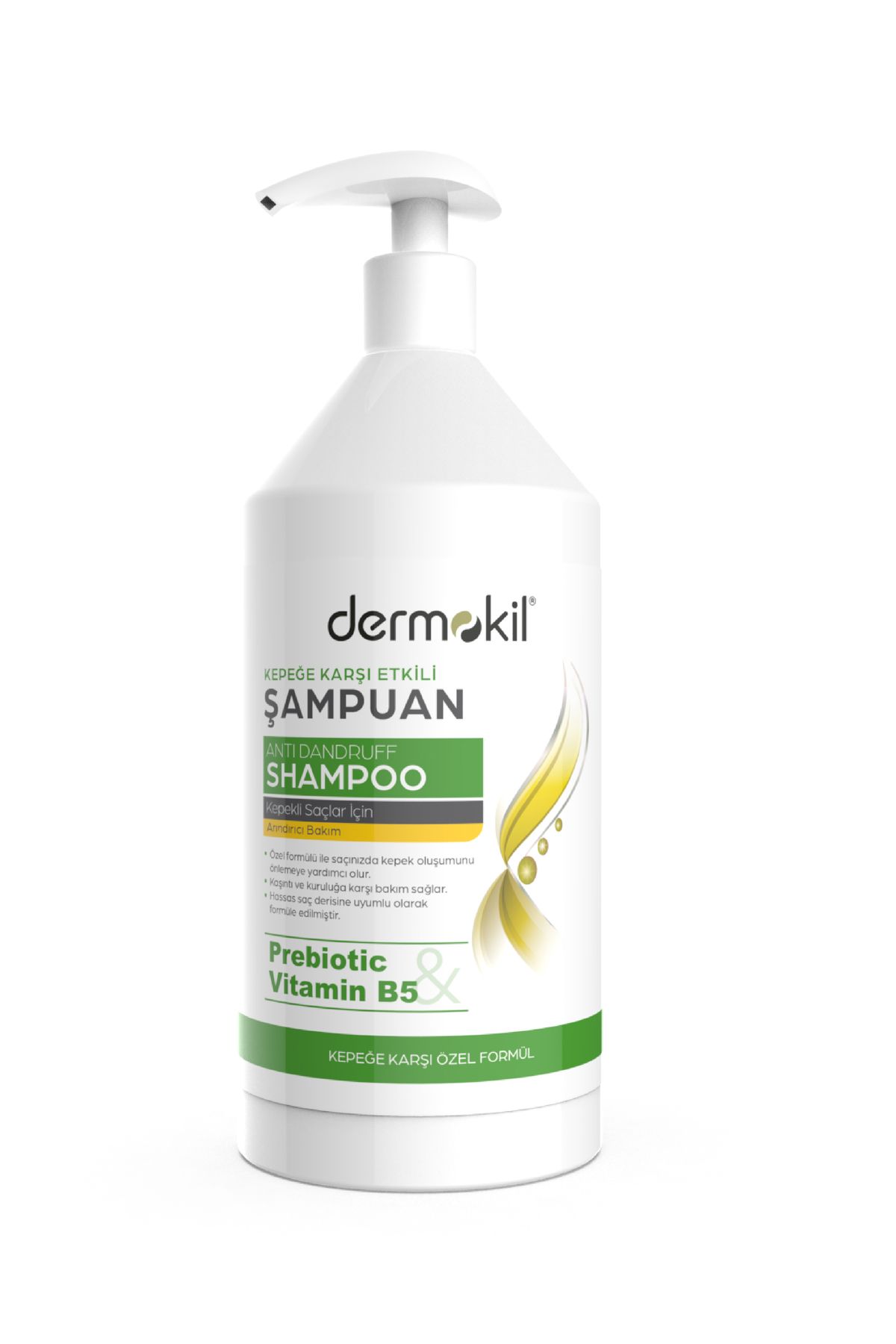 Dermokil Prebiyotik & Vitamin B5 Kepeğe Karşı Şampuan 1 L
