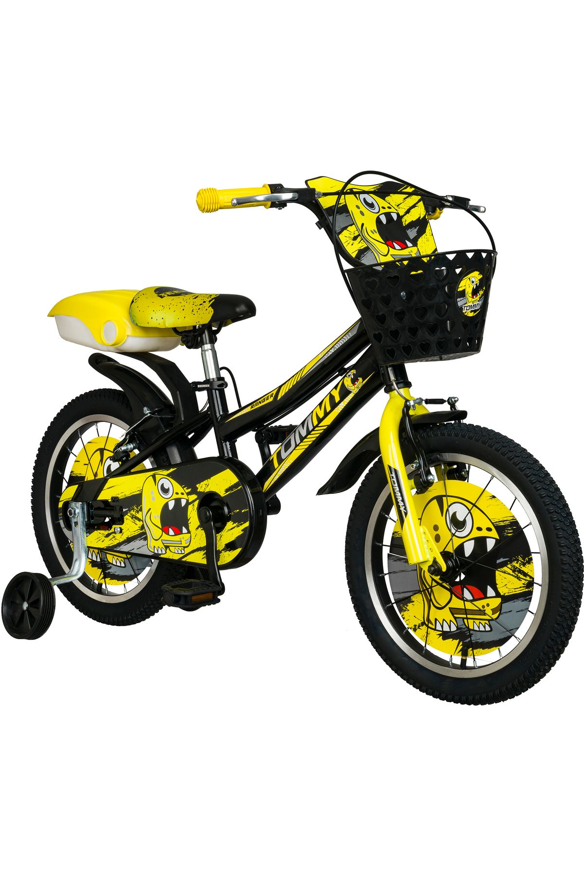 TommyBike Sarı Aksesuarlı Çocuk Bisikleti