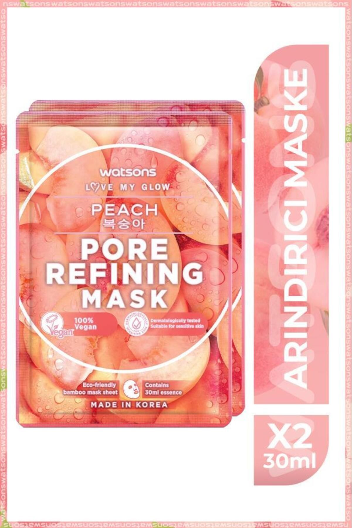 Watsons Fruity Maske Peach Pore Refining Maske * 2 Adet