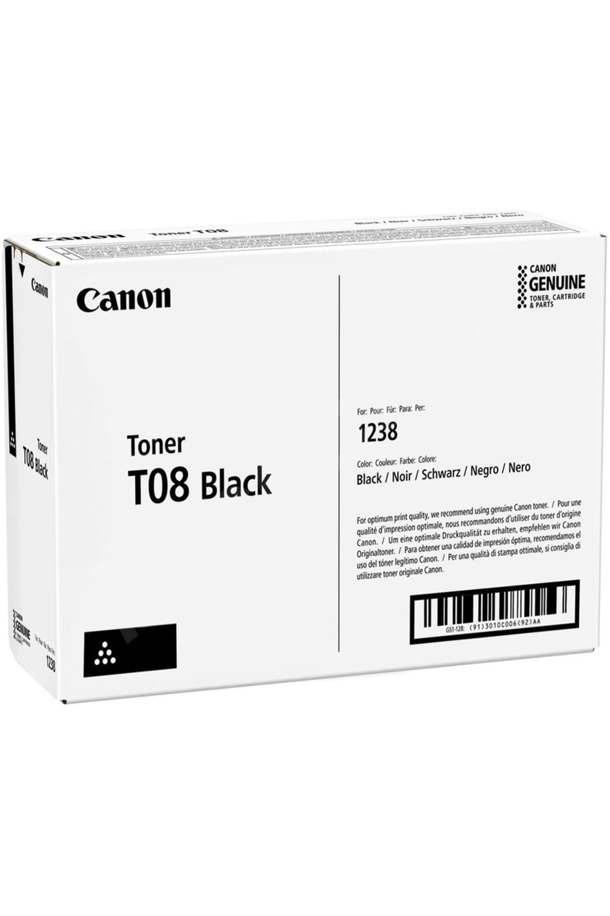 Canon T08 3010C006 I-Sensys 1238 Siyah  Toner