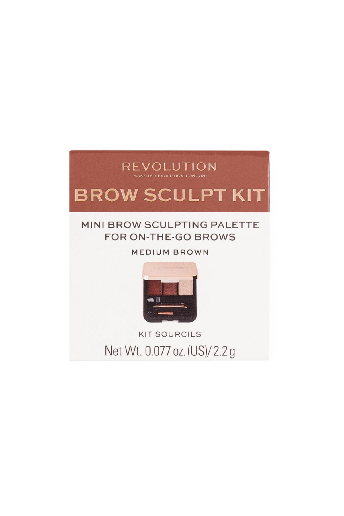 Revolution Brow Sculpt Kit Medium Kaş Kiti