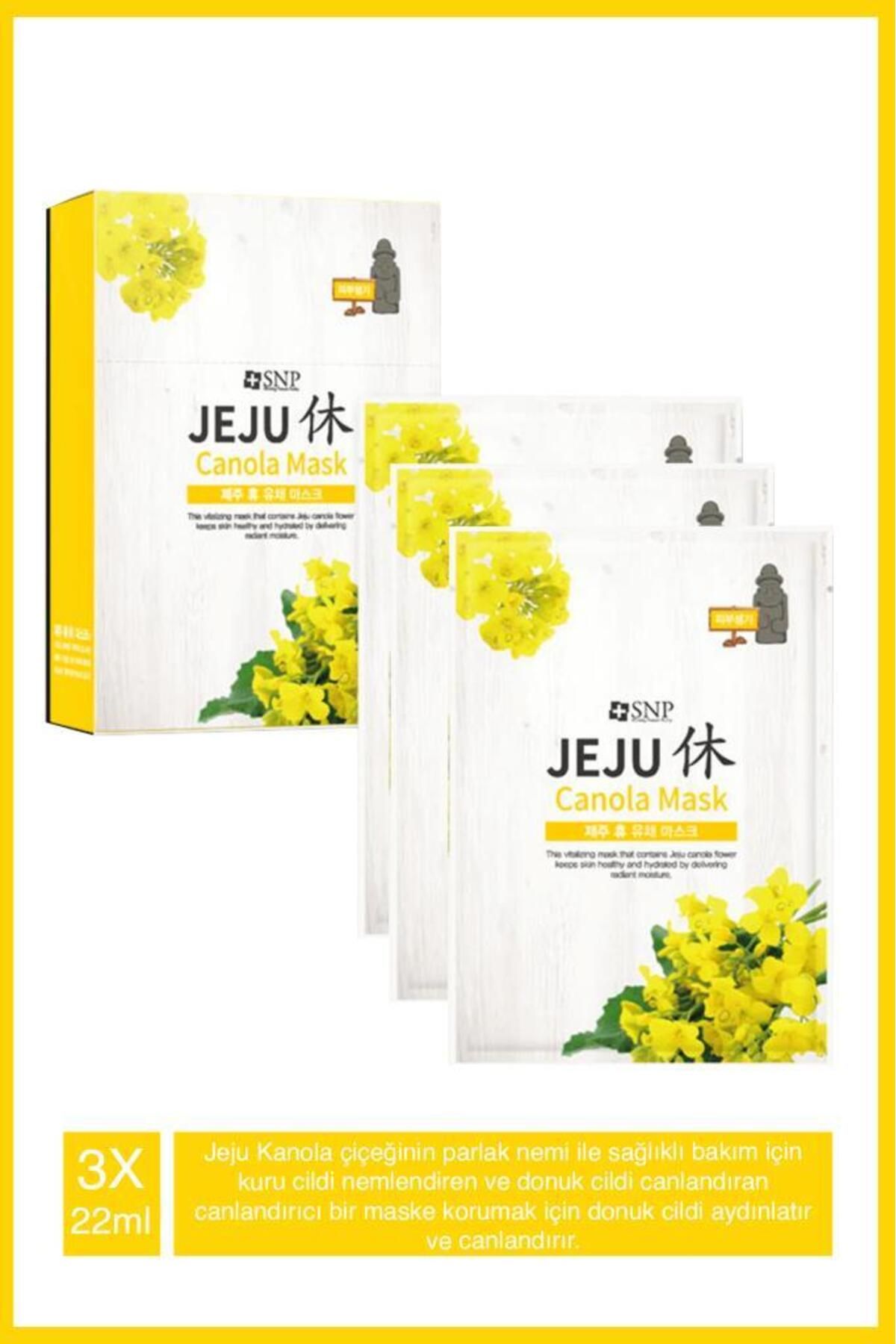 SNP Jeju Rest Kanola Maske 22 Ml*3