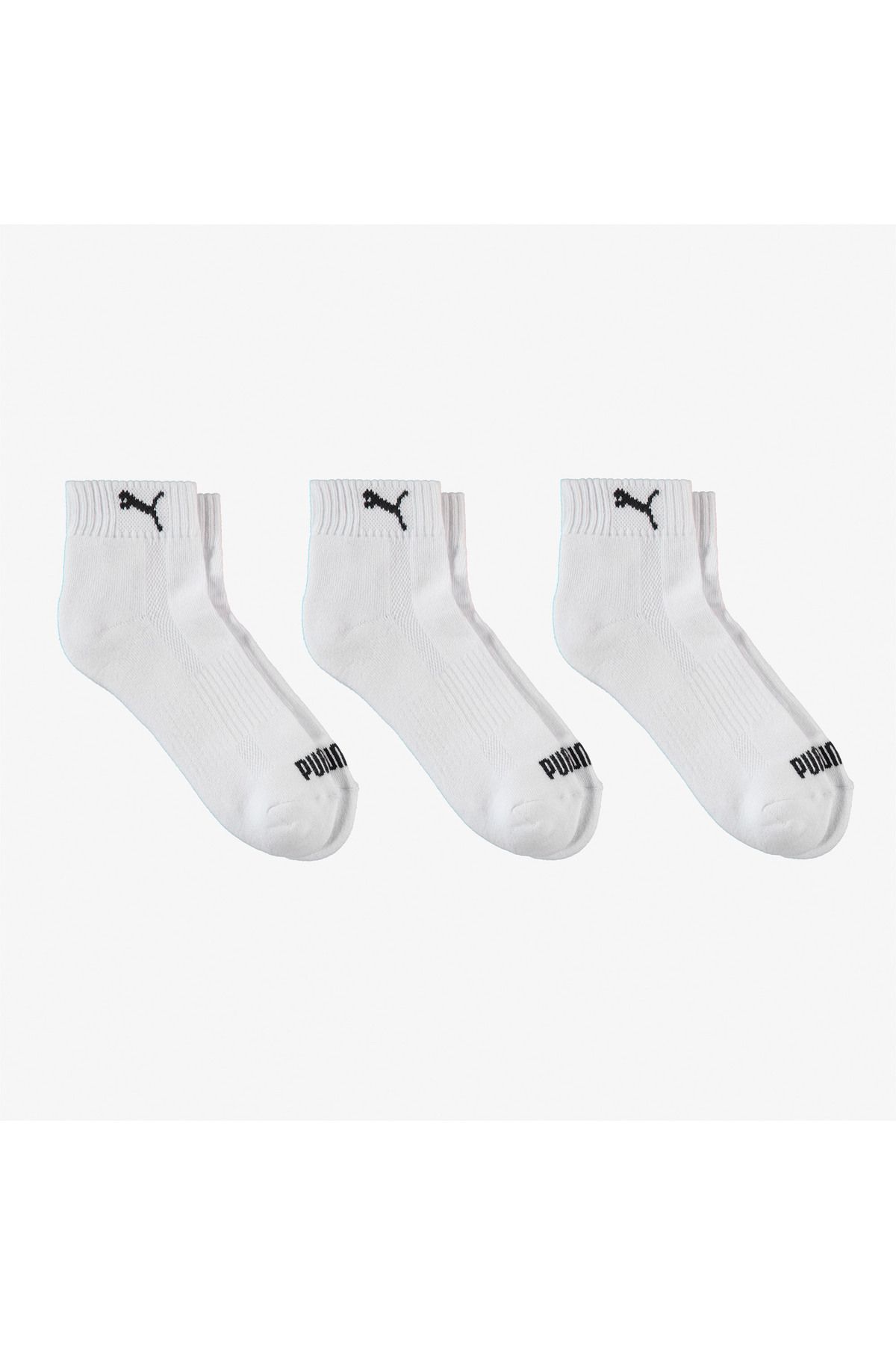 Puma Unisex Beyaz 3'lü Çorap