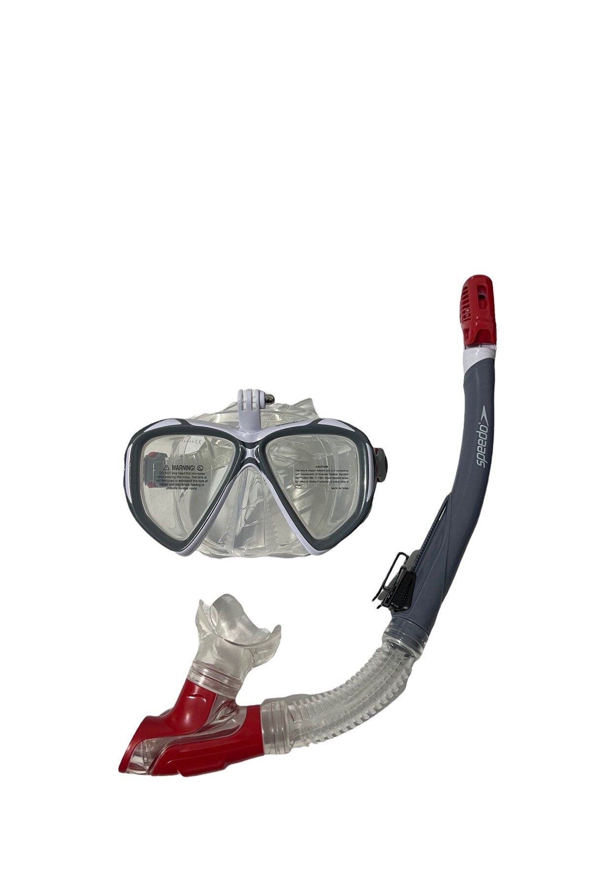 SPEEDO Sport Kamera Takılabilir Maske Ve Şnorkel Set