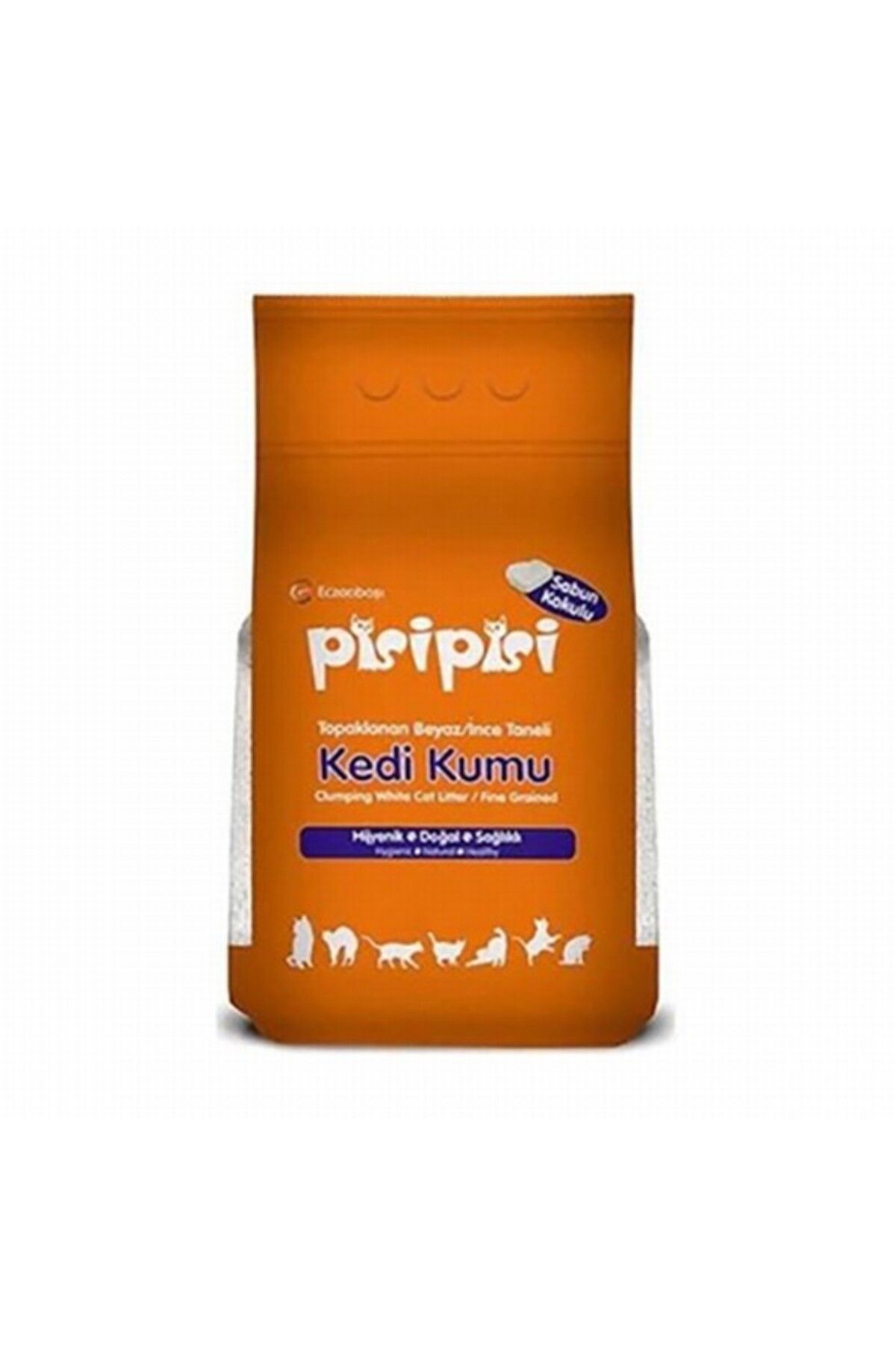 Pisipisi Sabun Kokulu Topaklanan Ince Taneli Bentonit Kedi Kumu 5 Kg