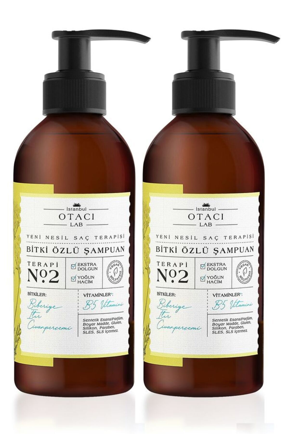 Otacı Lab No:2 Hacim Ve Dolgunlaştırıcı Şampuan Ikili Avantaj Paketi