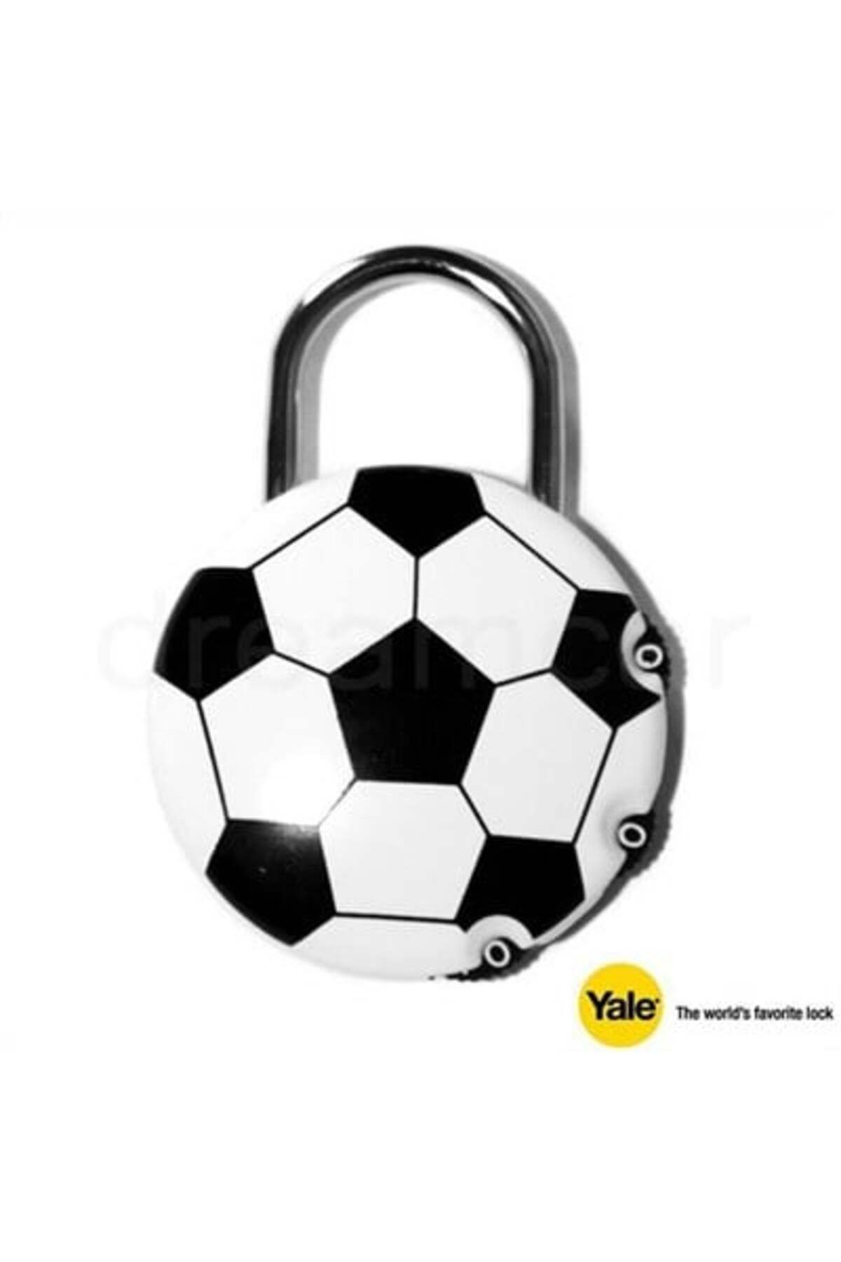 Yale Moka Aksesuar - Şifreli Asma Kilit Futbol Topu - Y-football