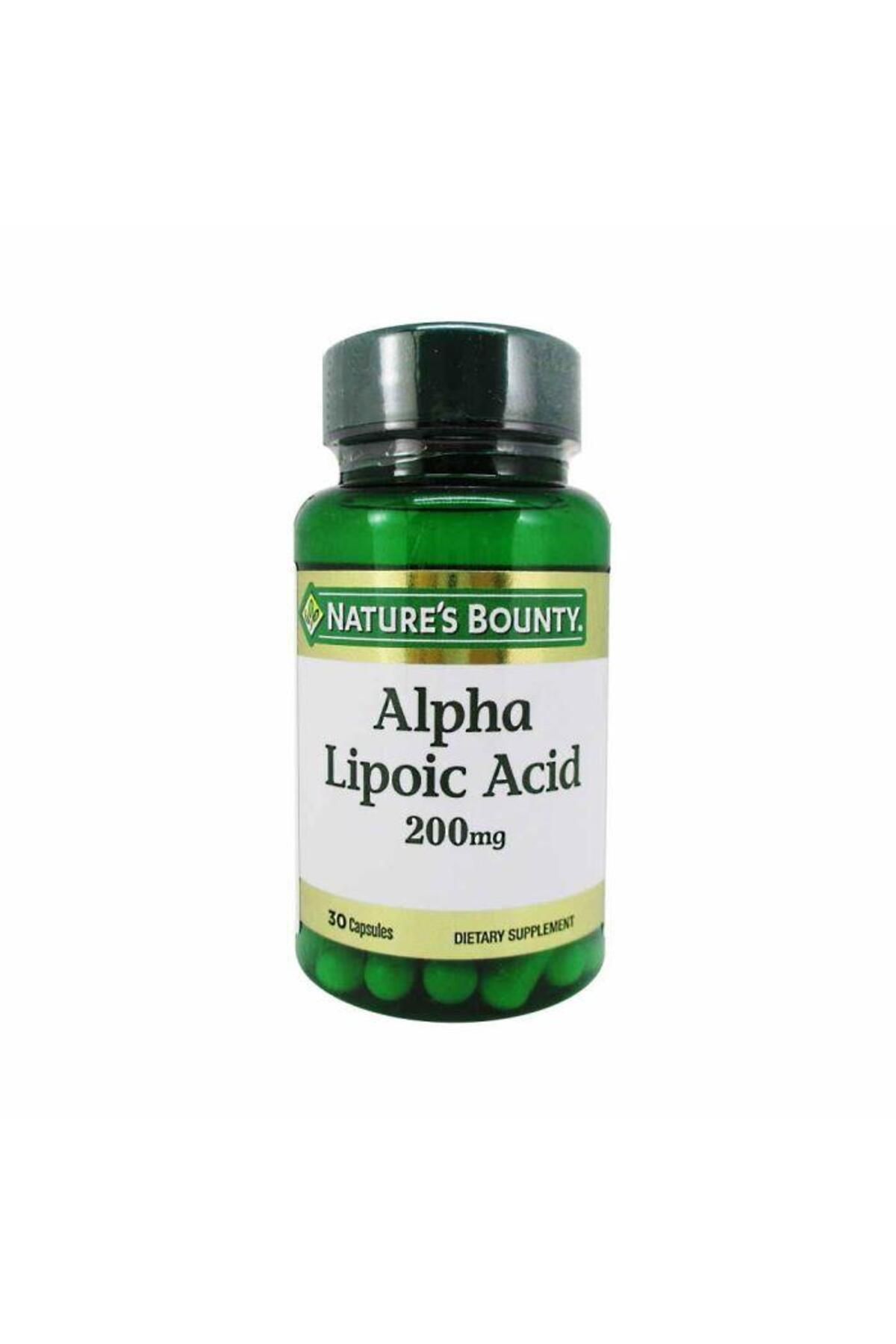 Natures Bounty Alpha Lipoic Acid 200 Mg 30 Kapsül