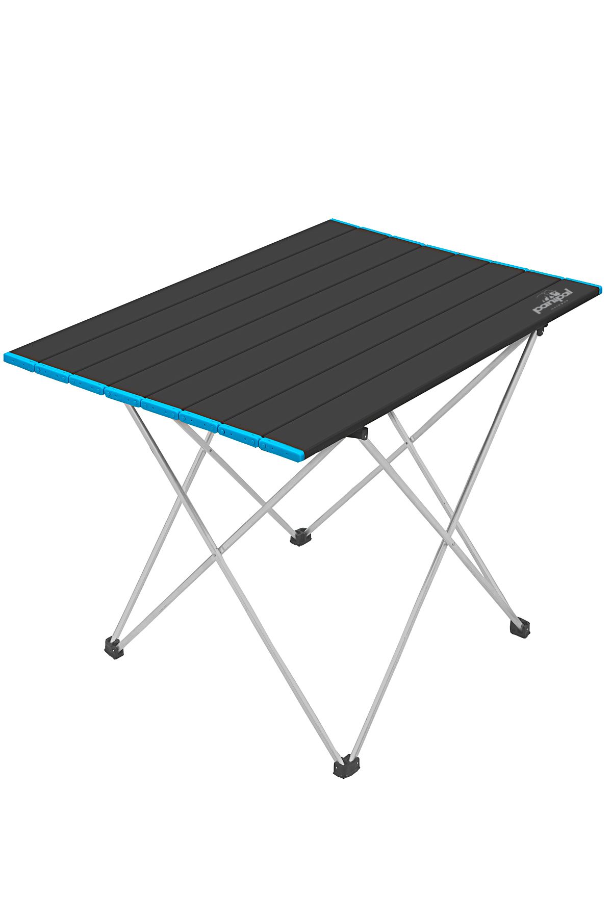 TuruncuFil Alüminyum, Omuz Askılı, Katlanabilir Kamp ve Piknik Masası M47x66x51 cm