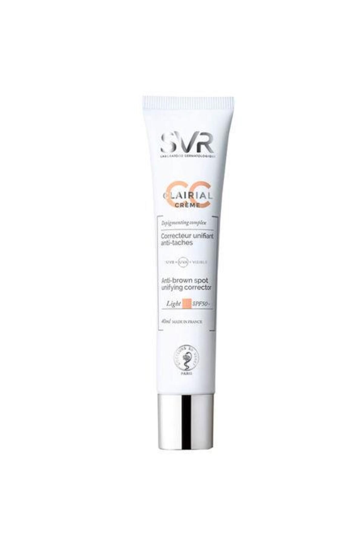 SVR Clairial Cc Cream Light Spf50 40 ml