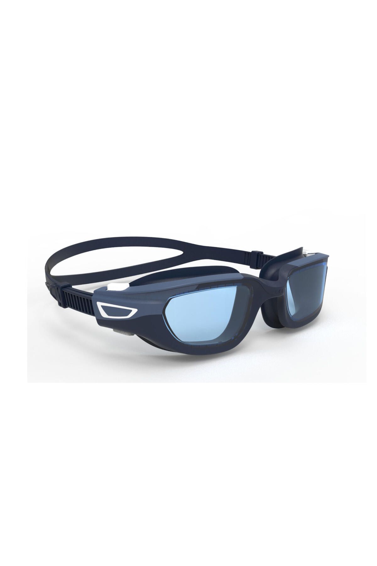 Decathlon Yüzücü Gözlüğü - Mavi / Beyaz - Renkli Camlar - L Boy - Spirit