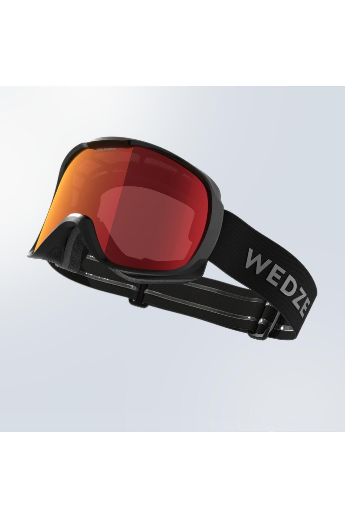 Decathlon Muhtem Görüntü Yüzü Kavrar Kalite Yetişkin / Çocuk Kayak / Snowboard Maskesi - Siyah - G 500
