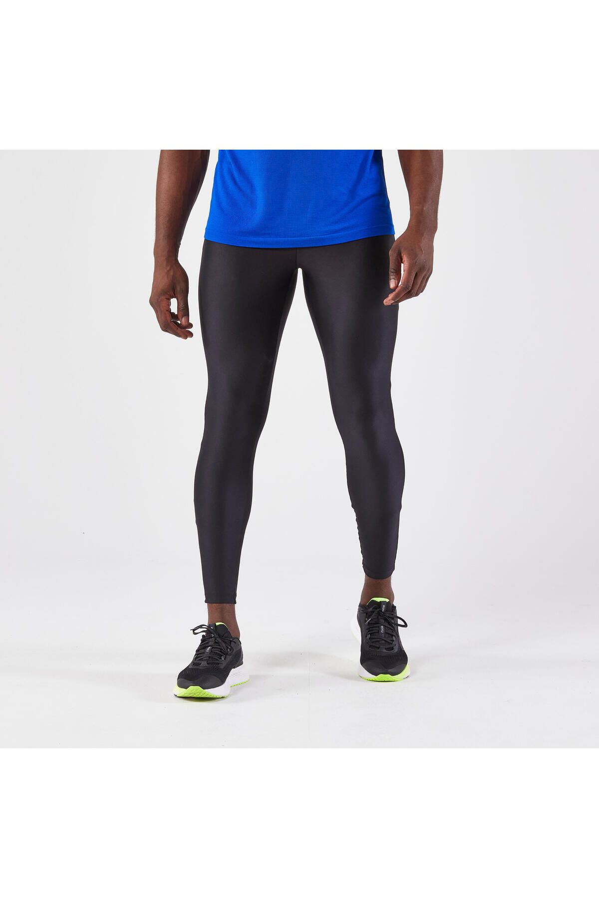 Decathlon Erkek Koşu Taytı - Siyah - KIPRUN Run 100