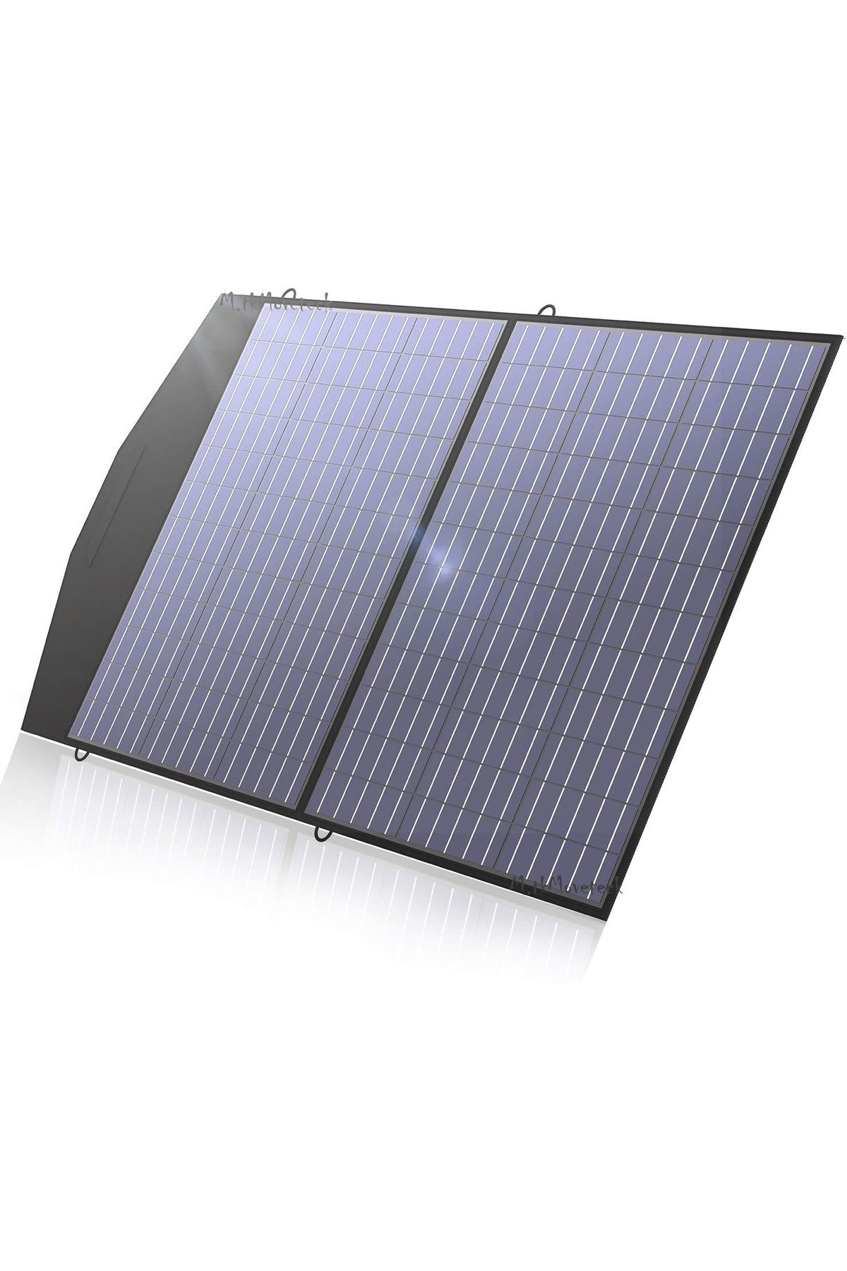 m.tk moveteck 100W Solar Güneş Enerjisi Paneli Modülü Taşınabilir Güç istasyonu Enerji Jenaratörü Katlanır Kamp