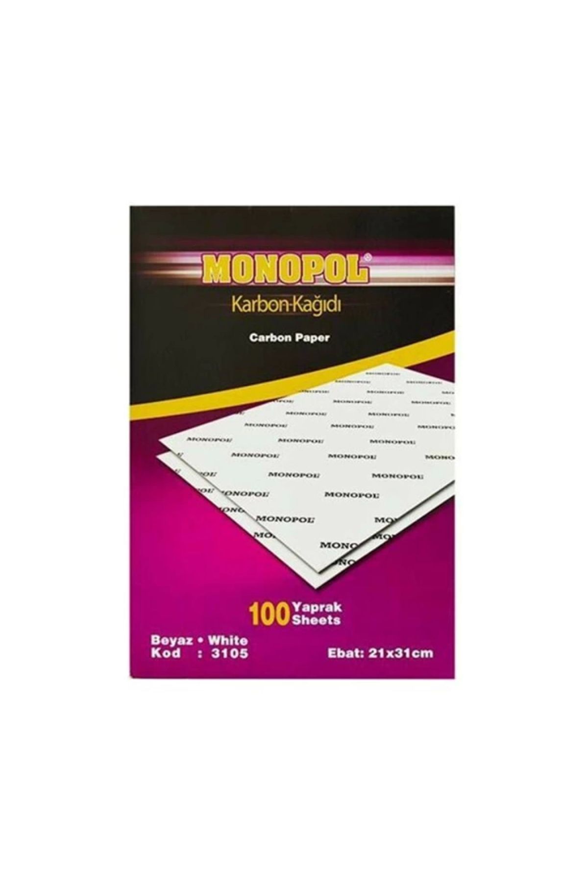 Monopol Karbon Kağıdı Beyaz