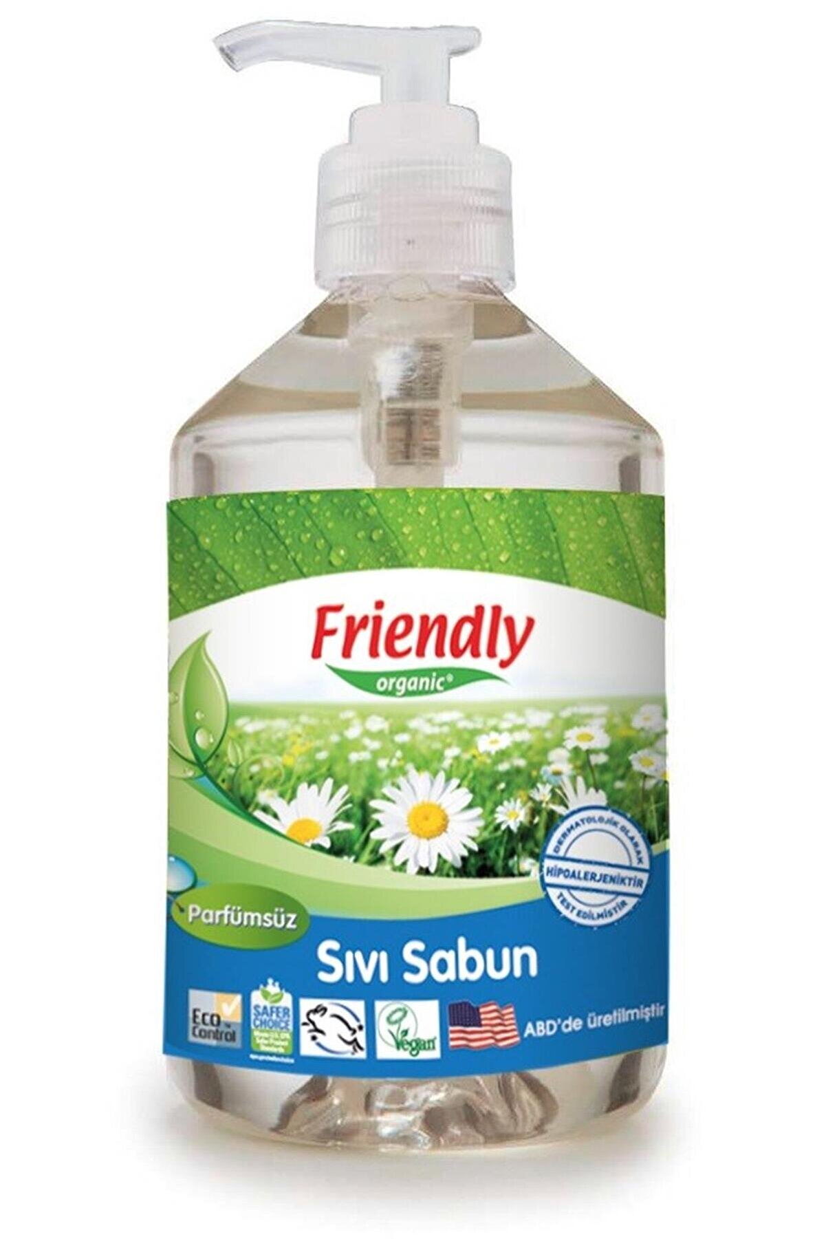 Friendly Organic Sıvı El Sabunu Parfümsüz - 500 ml