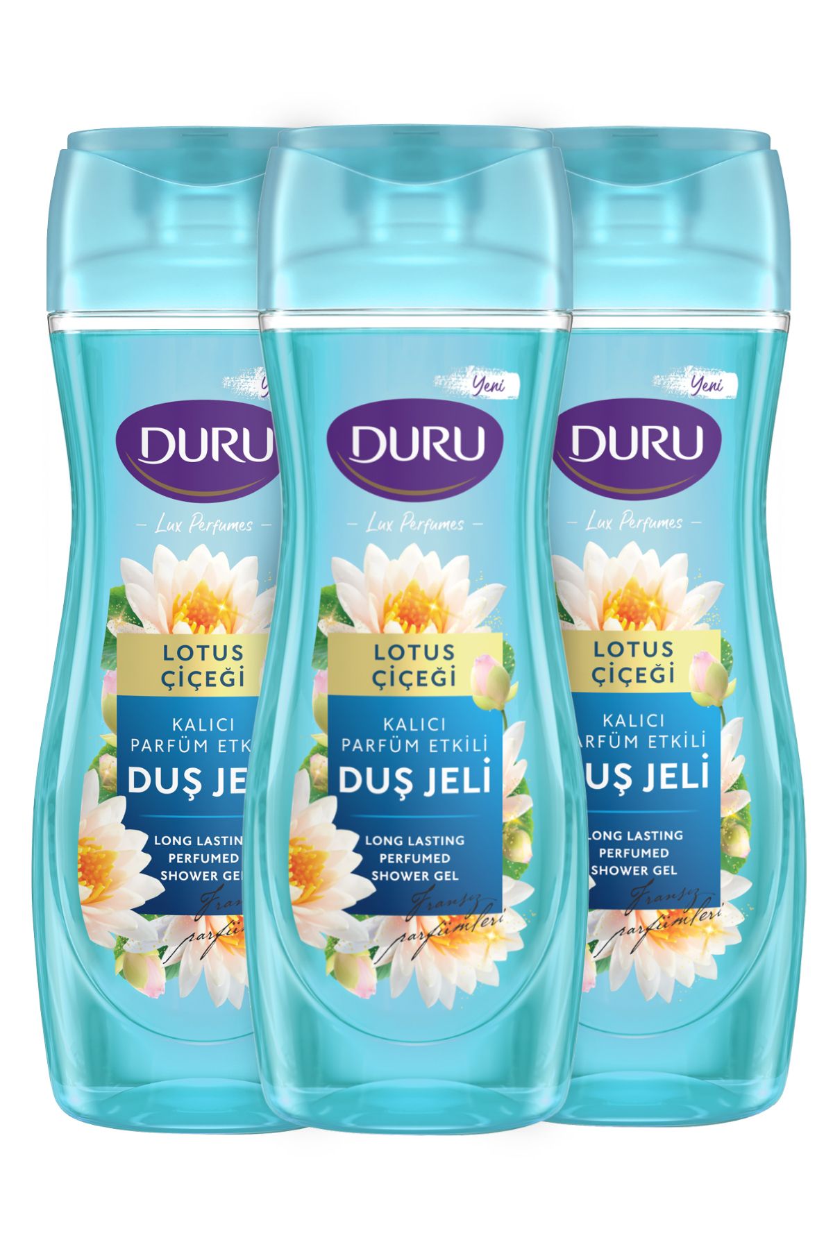 Duru Lüx Perfumes Lotus Çiçeği Duş Jeli 3x450ml