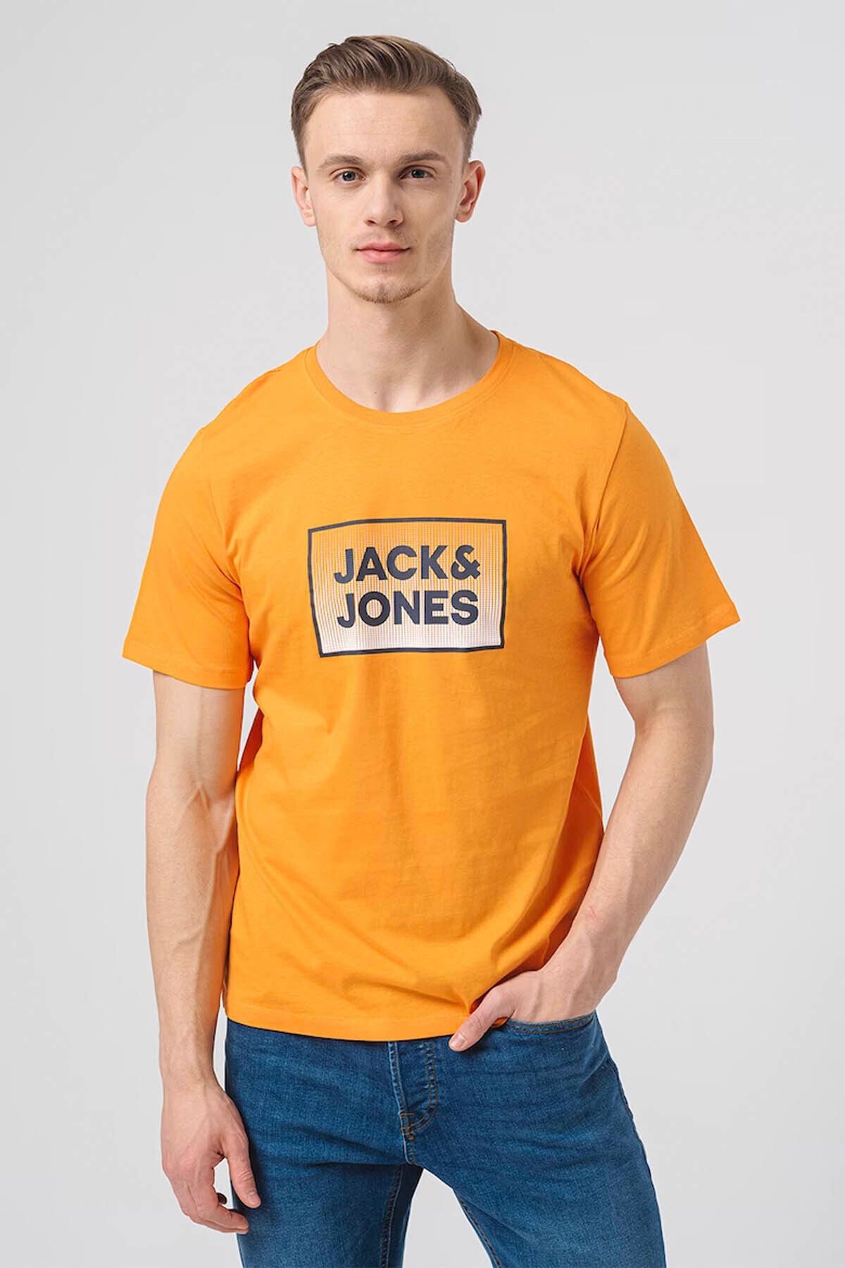 Jack & Jones Erkek T-shirt Hardal 12249331 Jjsteel Tee Ss Crew Neck
