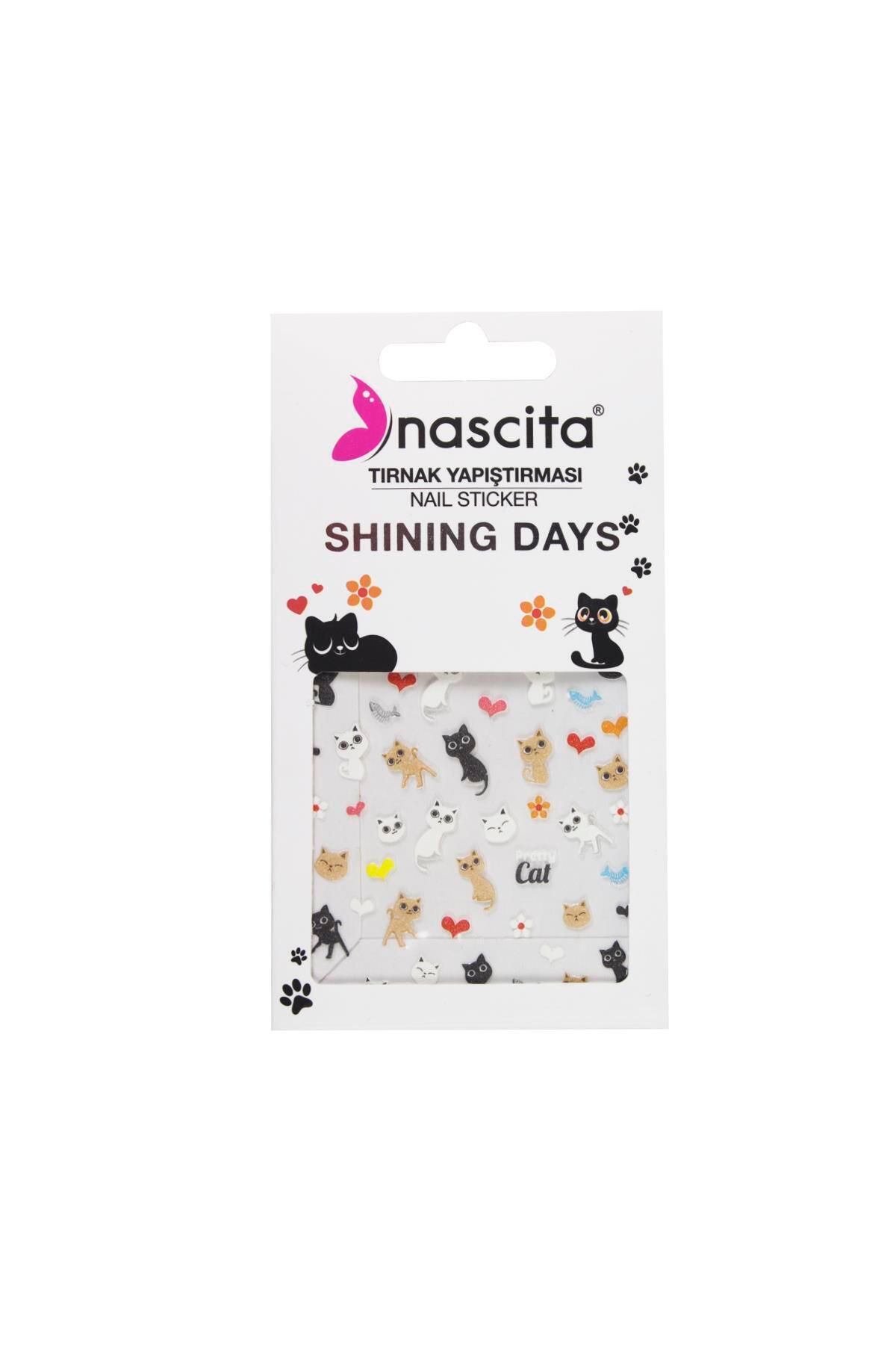 Nascita Pretty Cat Tırnak Stickeri - 24
