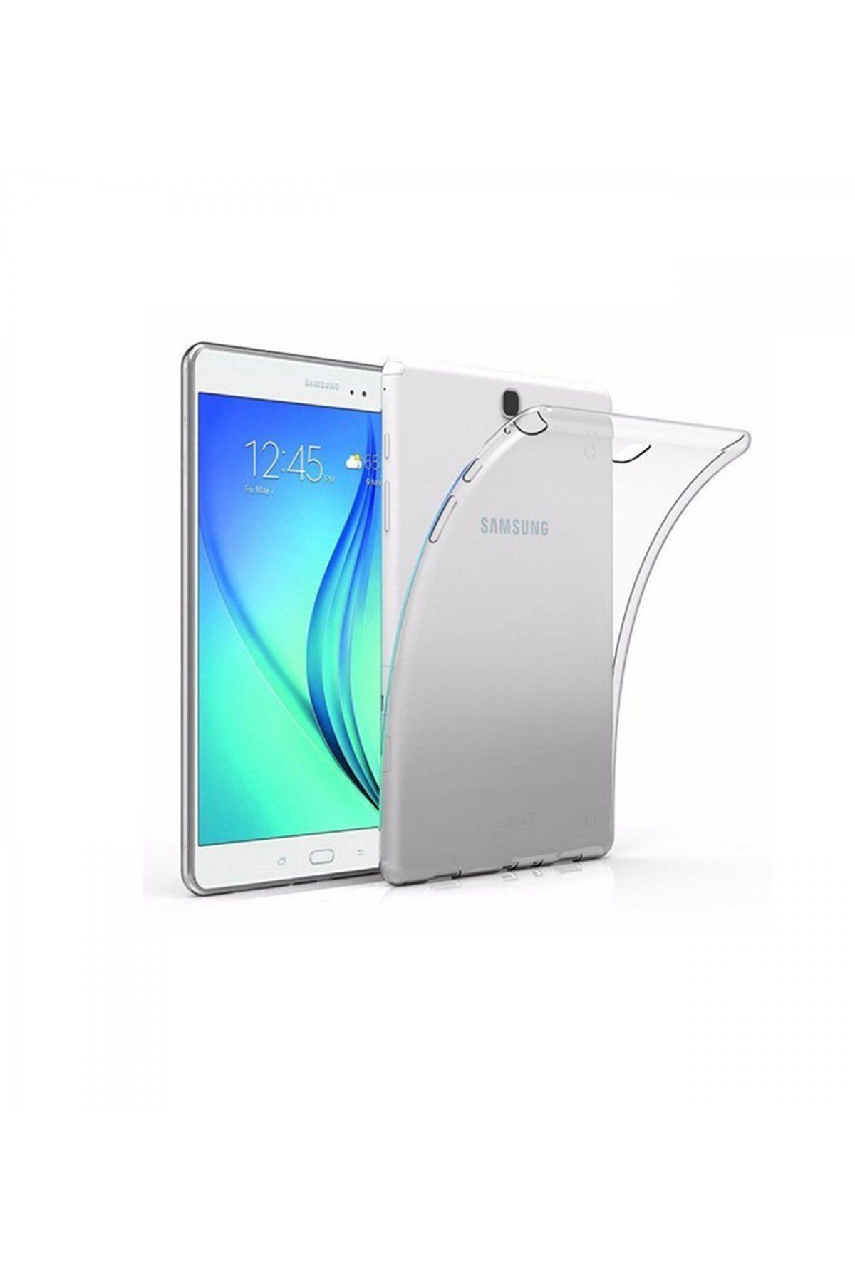 NewFace Samsung Galaxy T560 Tab E 9.7 Kılıf Tablet Şeffaf Silikon 374113