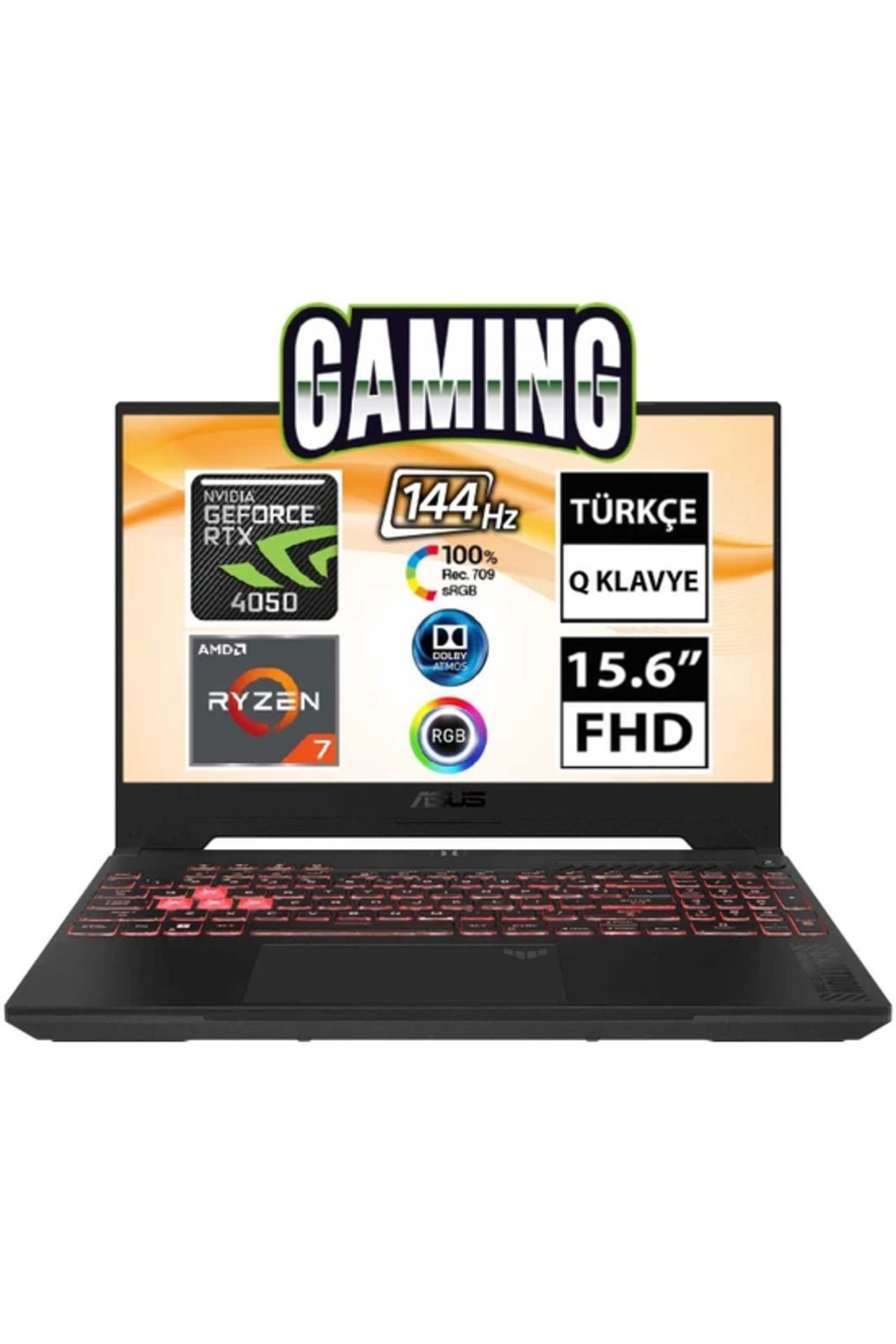 ASUS TUF Gaming A15 FA507NU AMD Ryzen 7 7735HS 32GB 1TB SSD RTX 4050 W11Home 15,6" FHD FA507NUW19