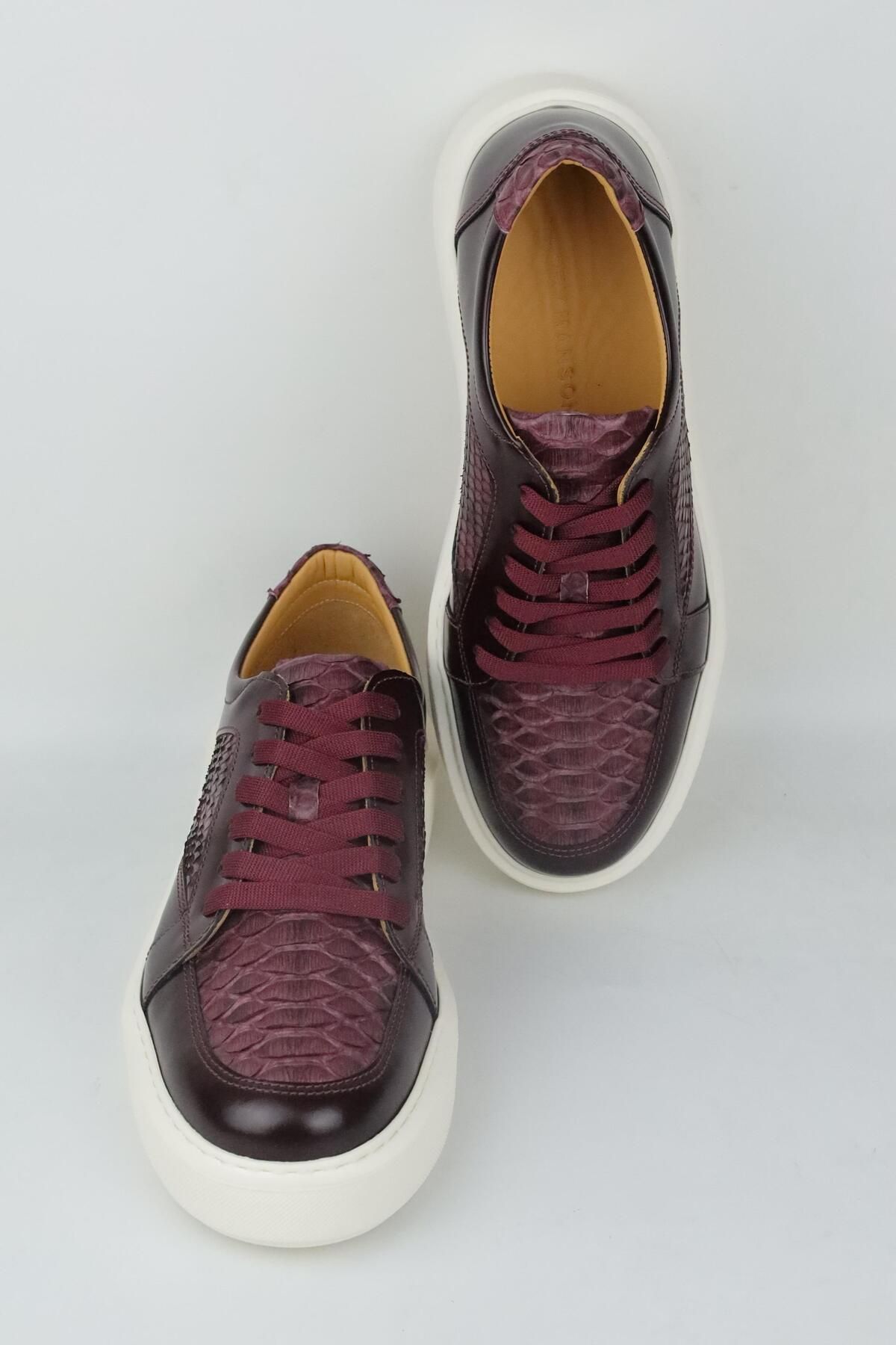 HARRY MANSON Model 006 Hakiki Piton Deri Erkek Günlük Ayakkabı
