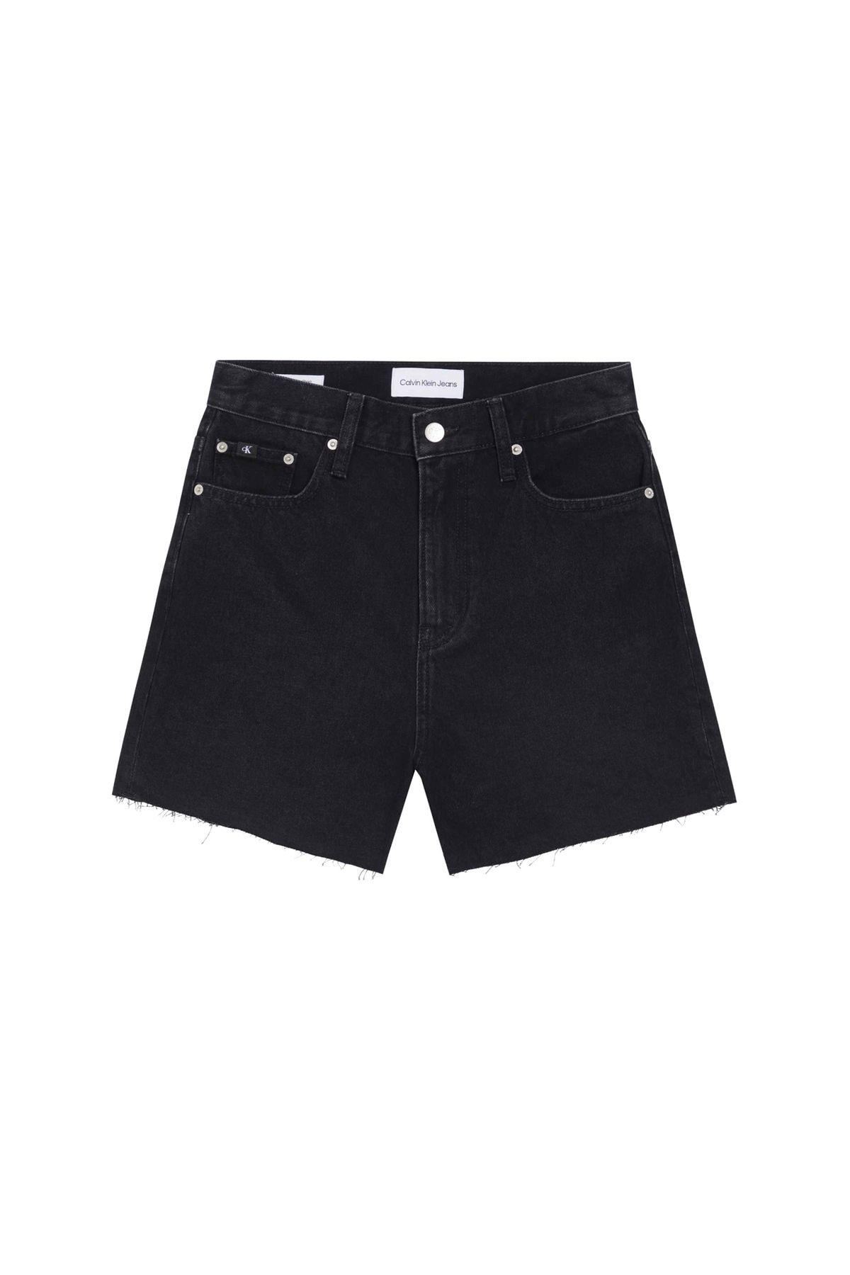 Calvin Klein Jeans Yüksek Bel Normal Siyah Kadın Denim Şort J20J2228121BY