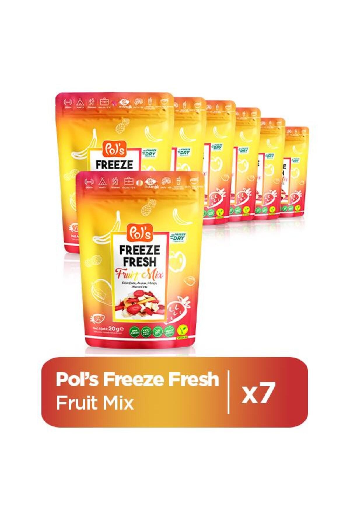 Pol's Freeze Fresh Fruit Mix 20 g x 7 adet