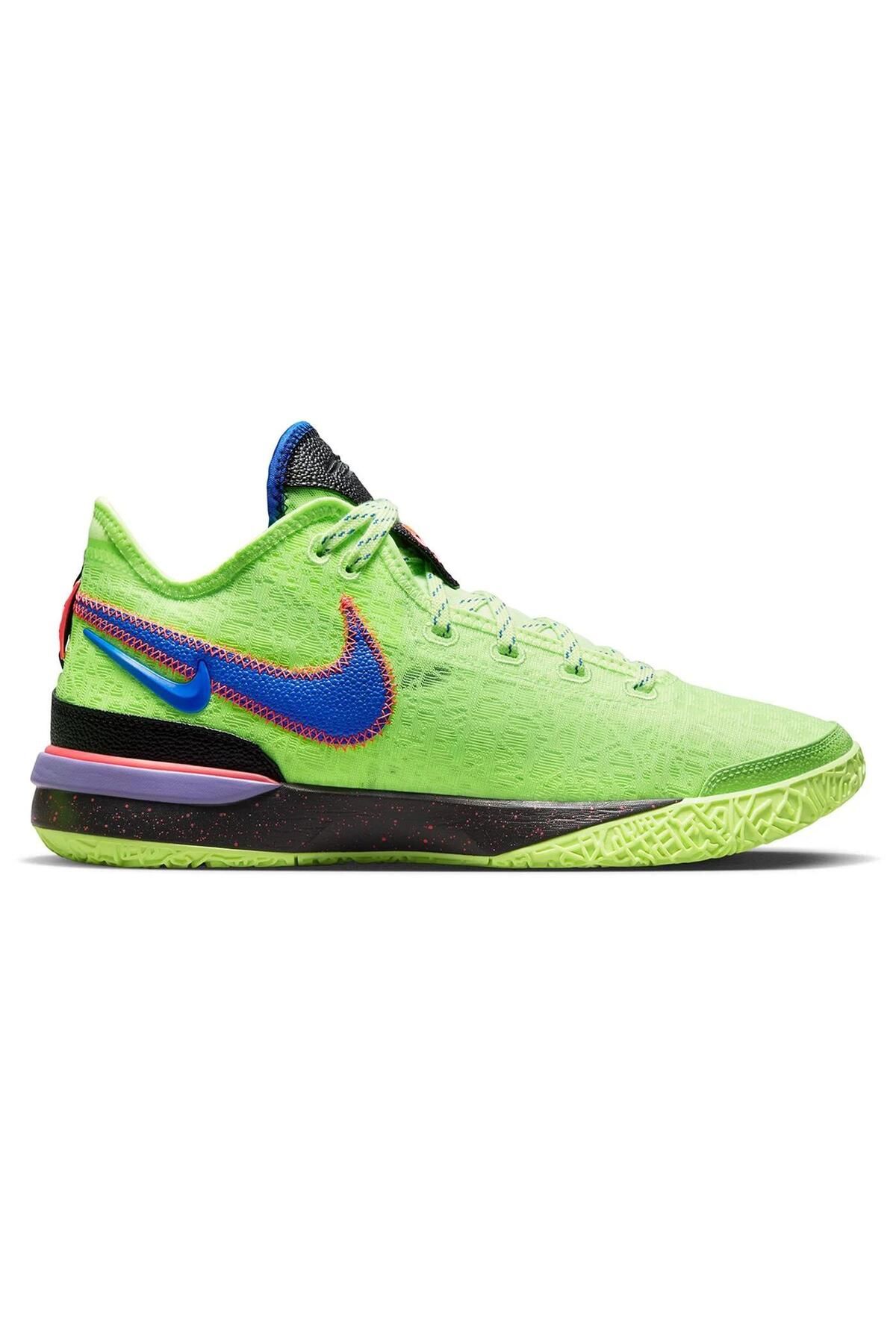 Nike Air Zoom LeBron James Nxxt Gen Erkek Yeşil Basketbol Ayakkabısı DR8784-300