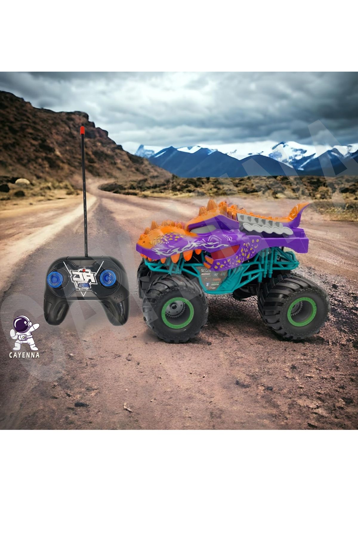 cayenna Oyuncak Uzaktan Kumandalı Full Fonksiyon Şarjlı Monster Canavar Araba